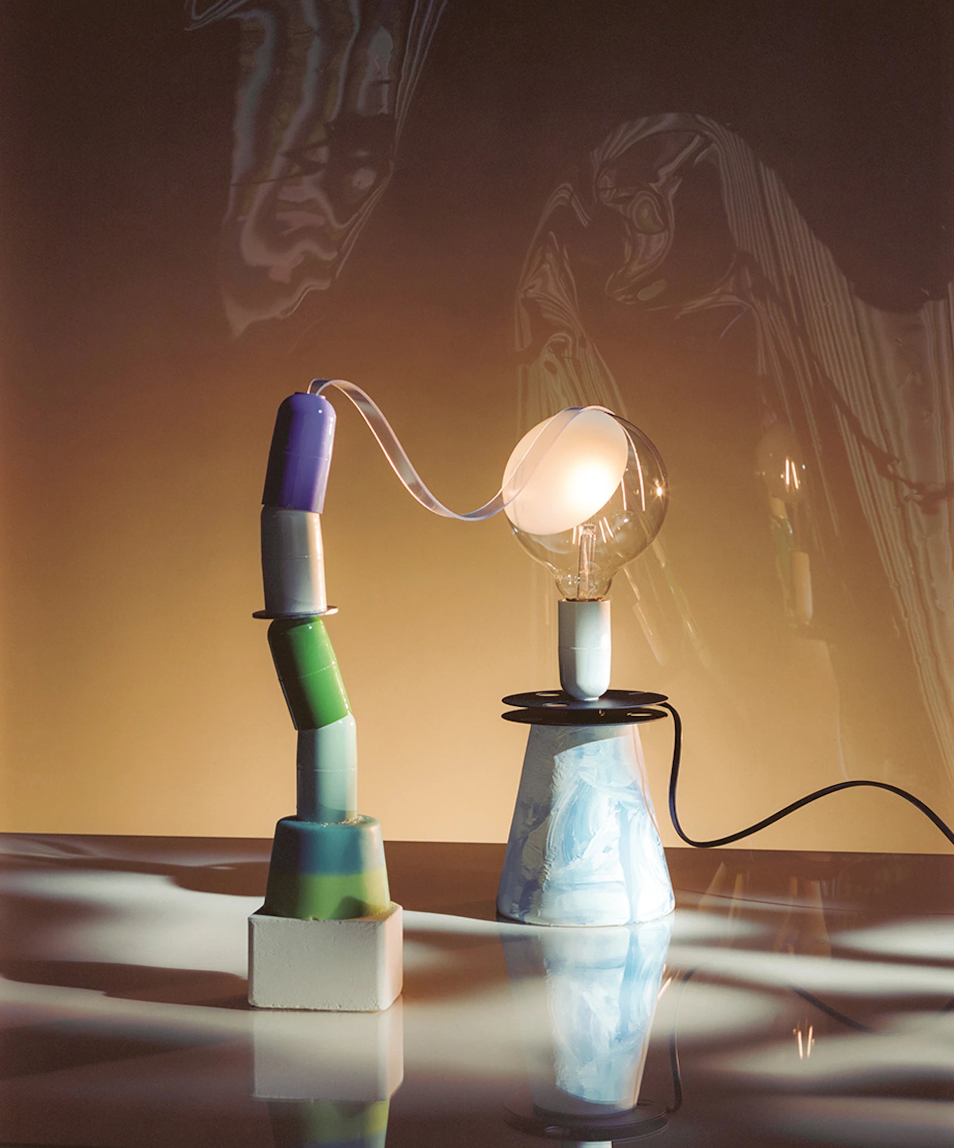 LAMPADINA Table Lamp Orange