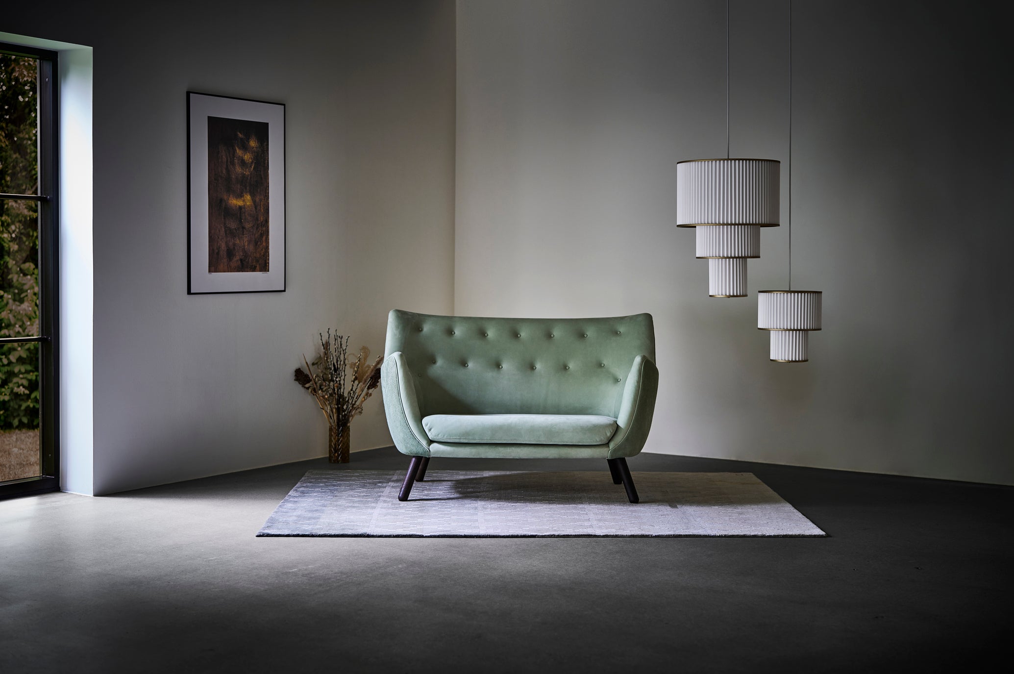 Hanging Lamp MODEL 111 PLIVELLO white with gold