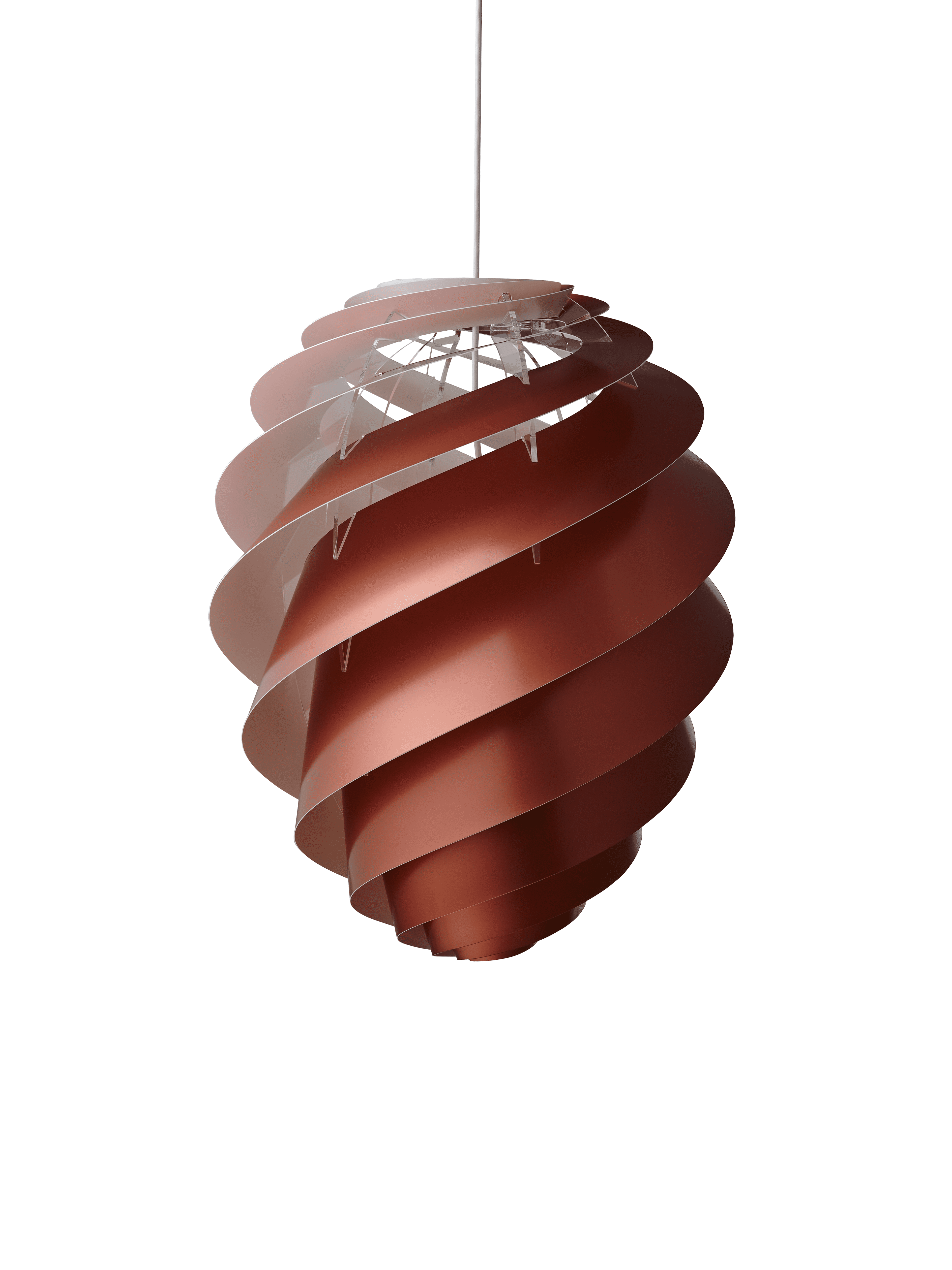 Hanging Lamp MODEL 1312 SWIRL 2 Copper