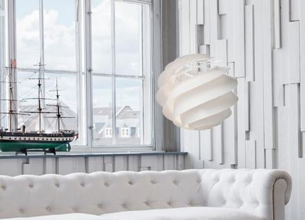 Pendelleuchte MODELL 1313 SWIRL 3 weiß