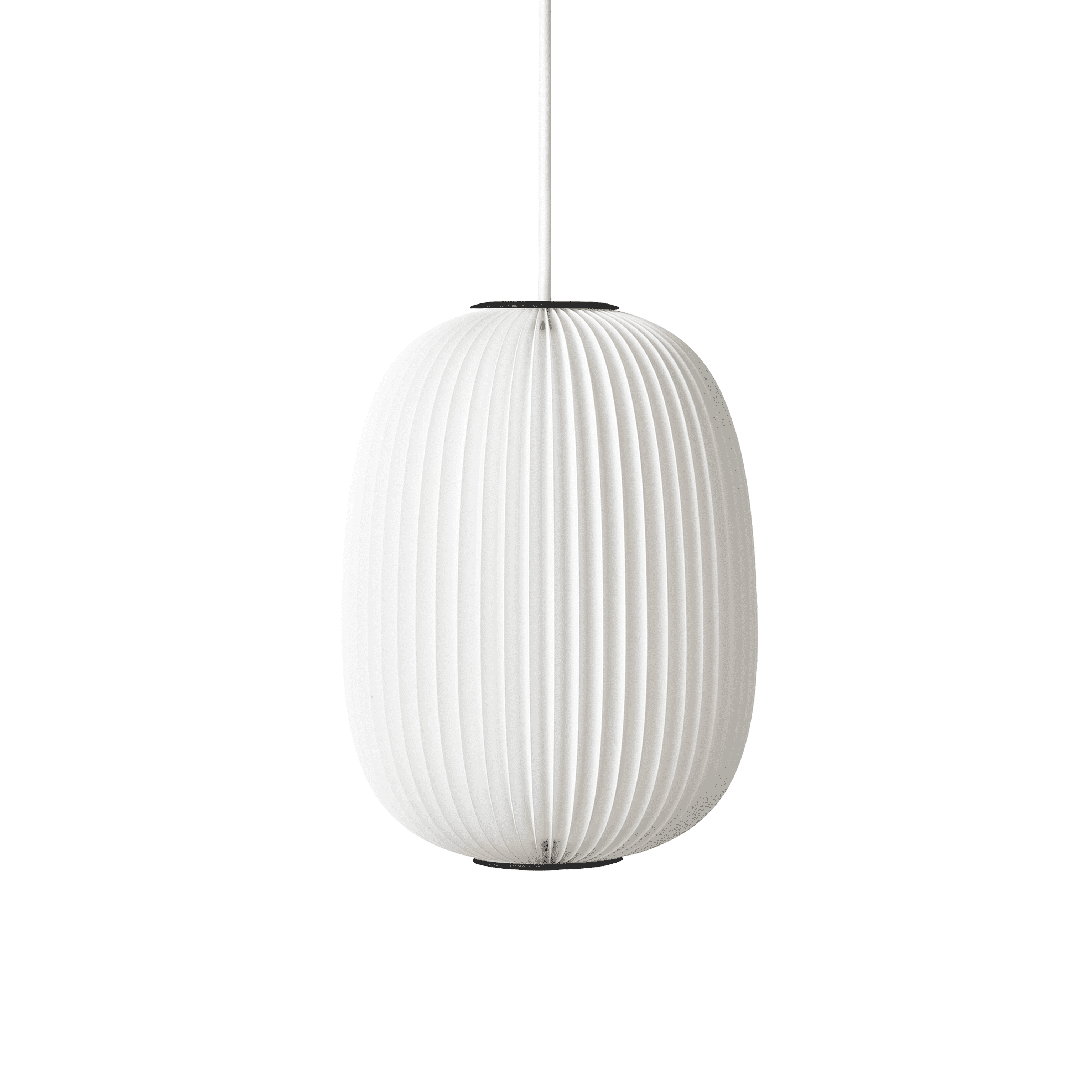 Hanging Lamp MODEL 135 LAMELLA 4 white with black finish