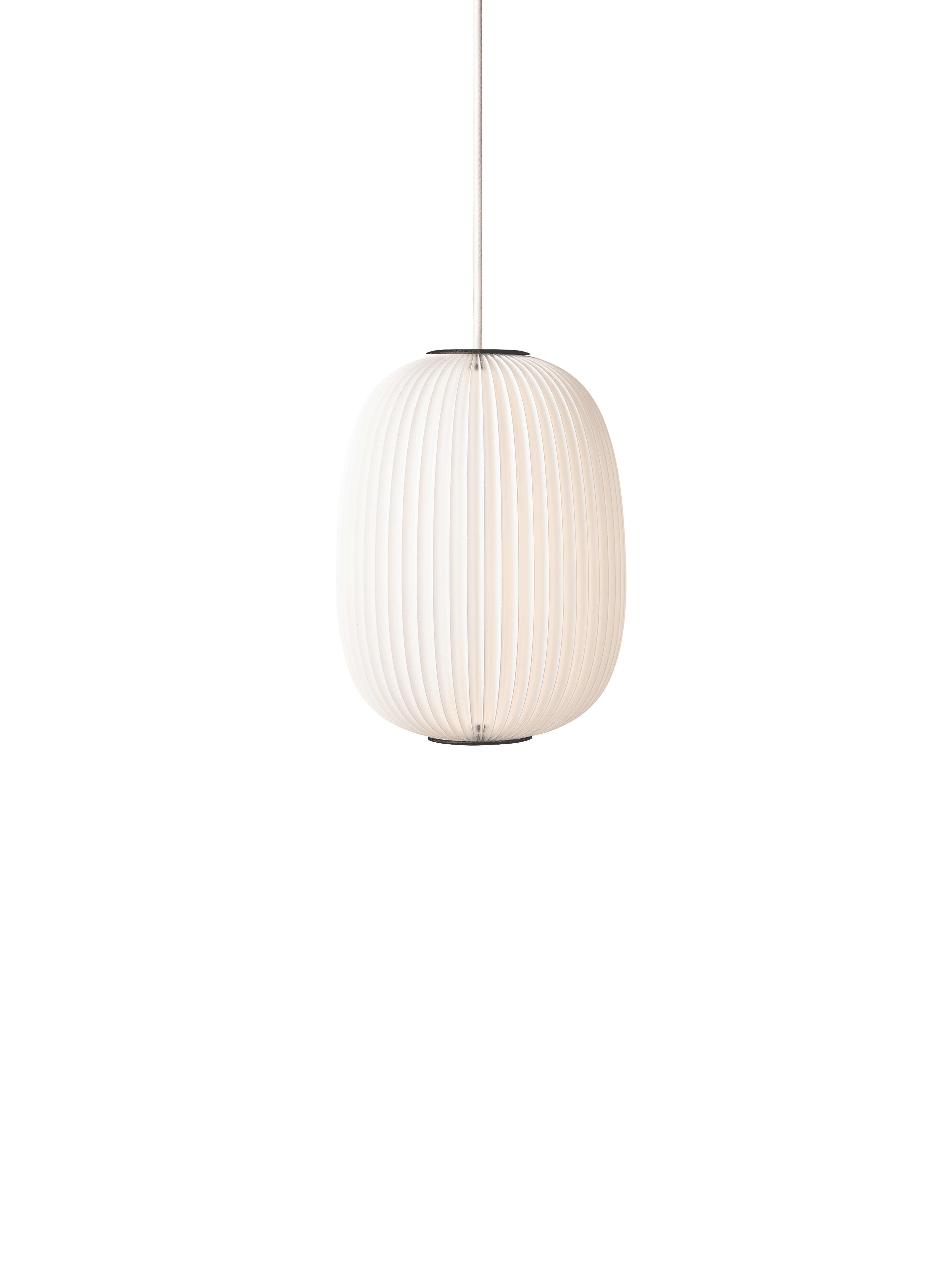 Hanging Lamp MODEL 135 LAMELLA 4 white with black finish