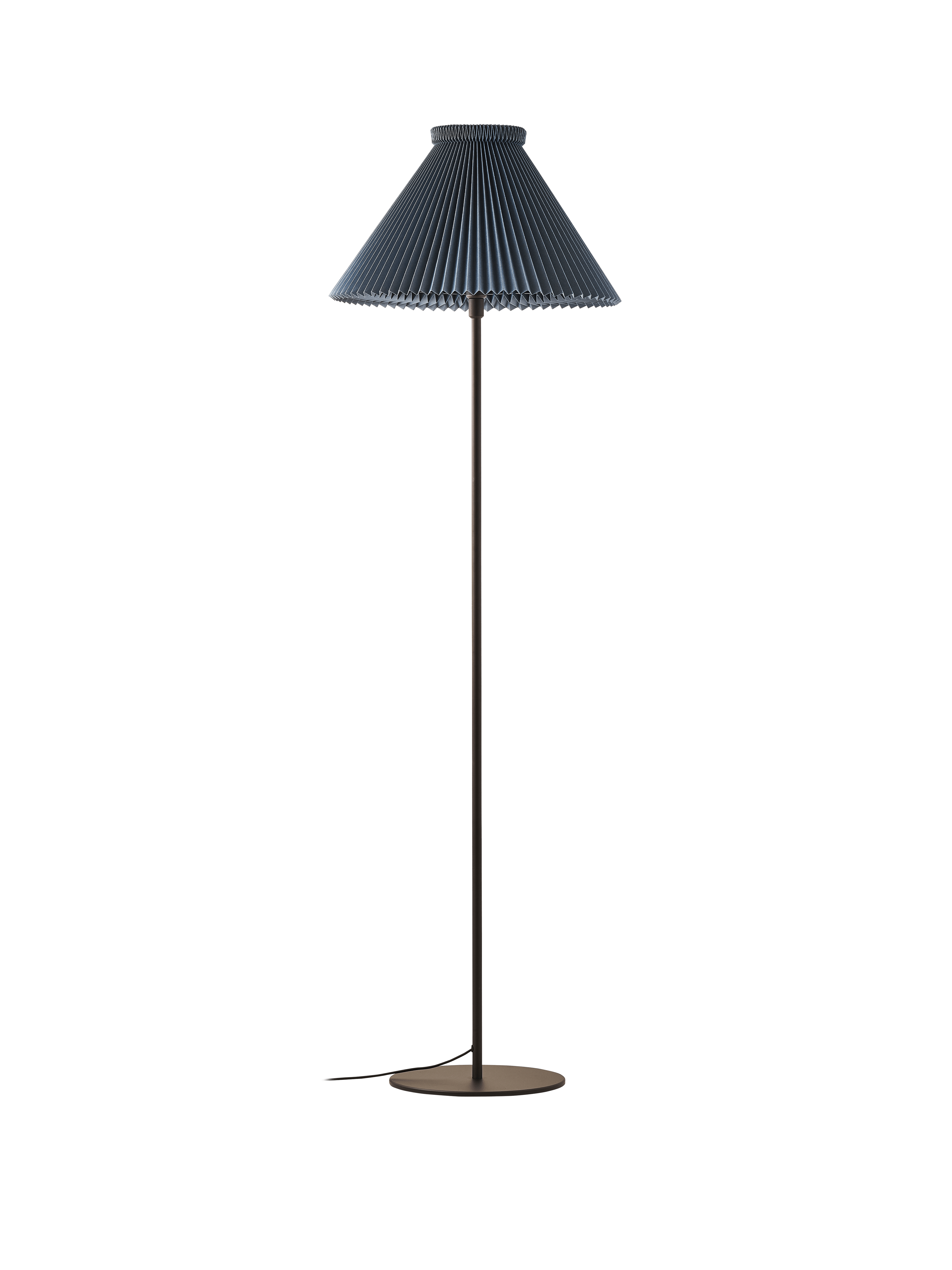Floor lamp MODEL 334 blue with black base