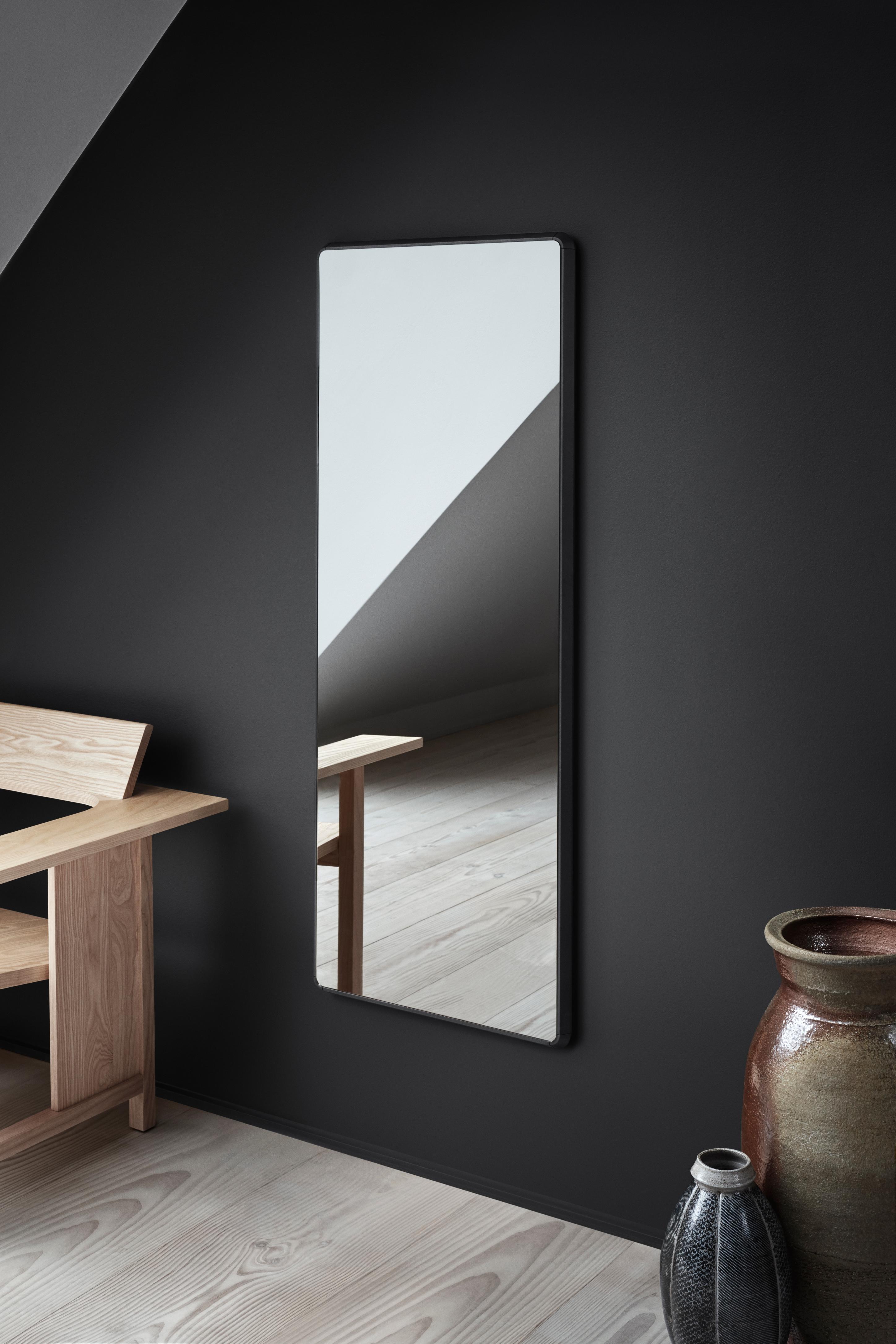 VIPP Bathroom Mirror with Black Aluminum Frame