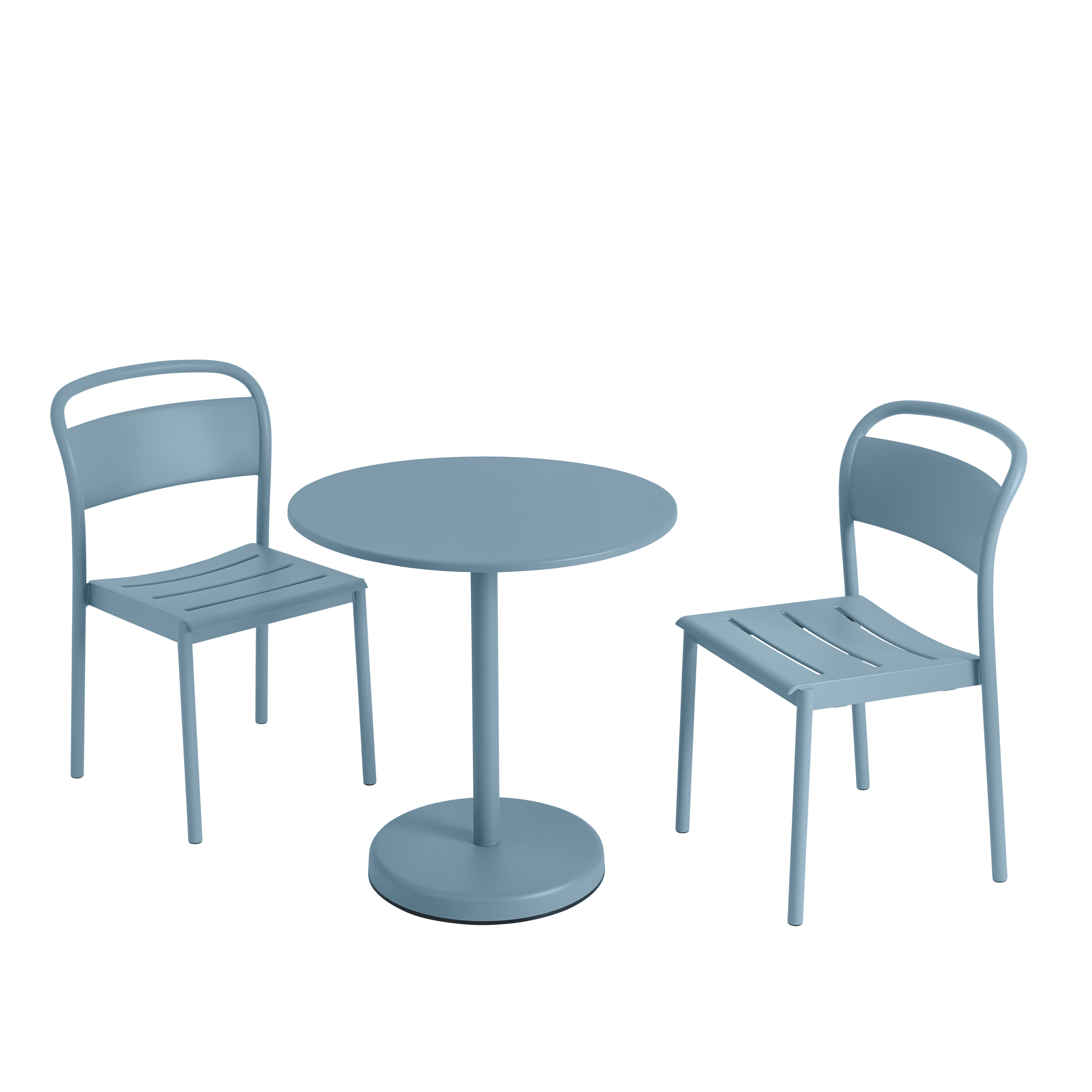 LINEAR Outdoor Chair Blue Steel