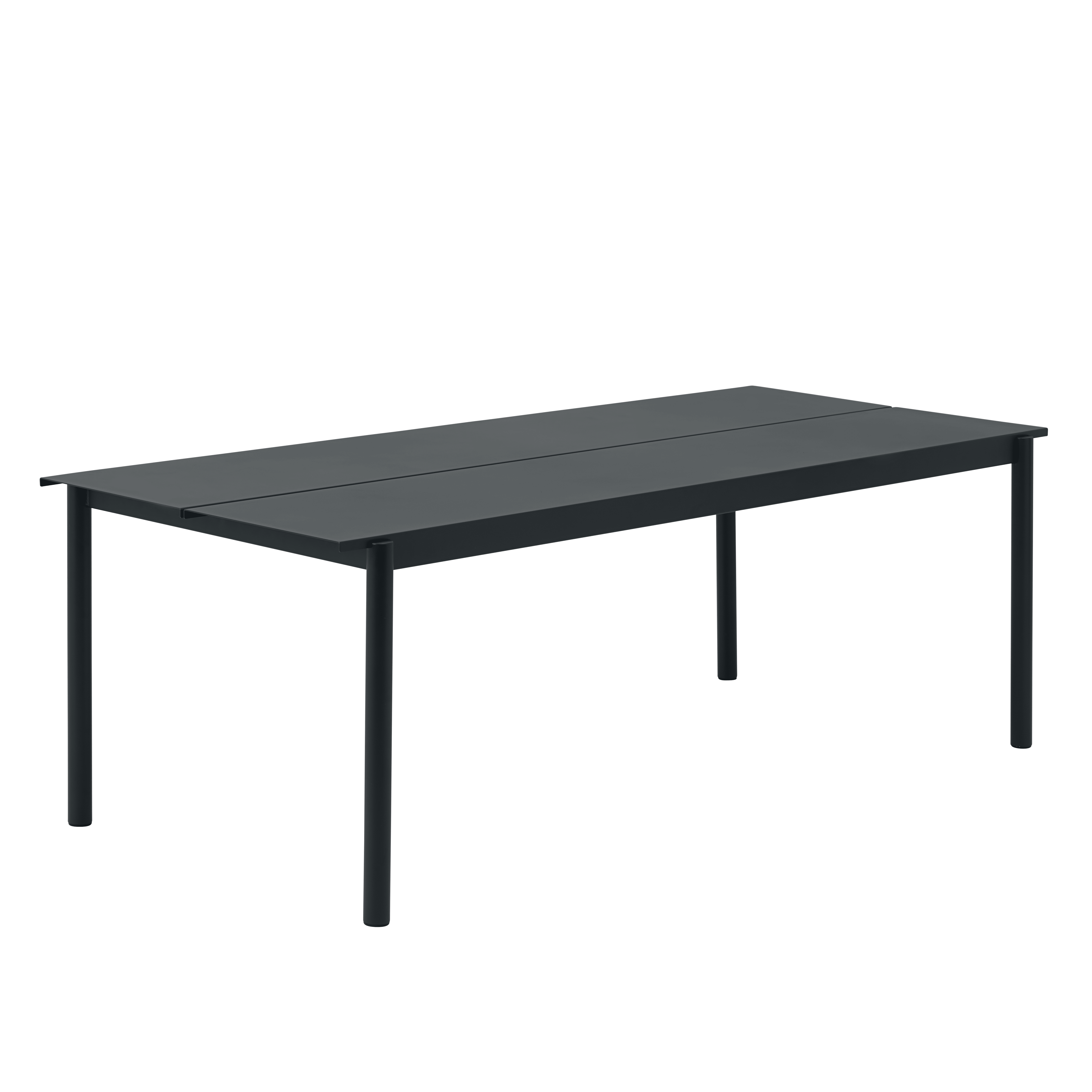 Tisch für den Außenbereich LINEAR schwarze Stahl