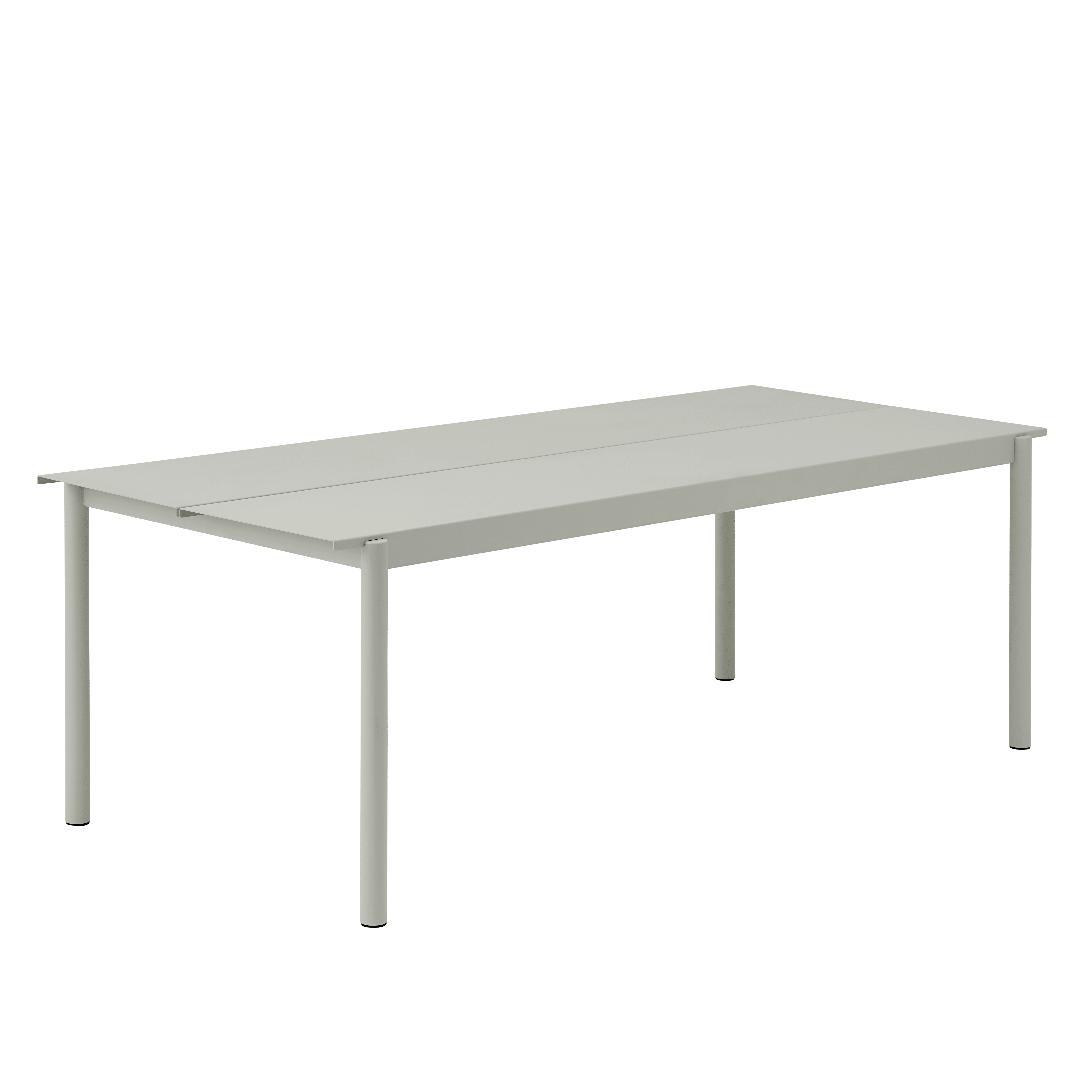 Tisch für den Außenbereich LINEAR grauer Stahl