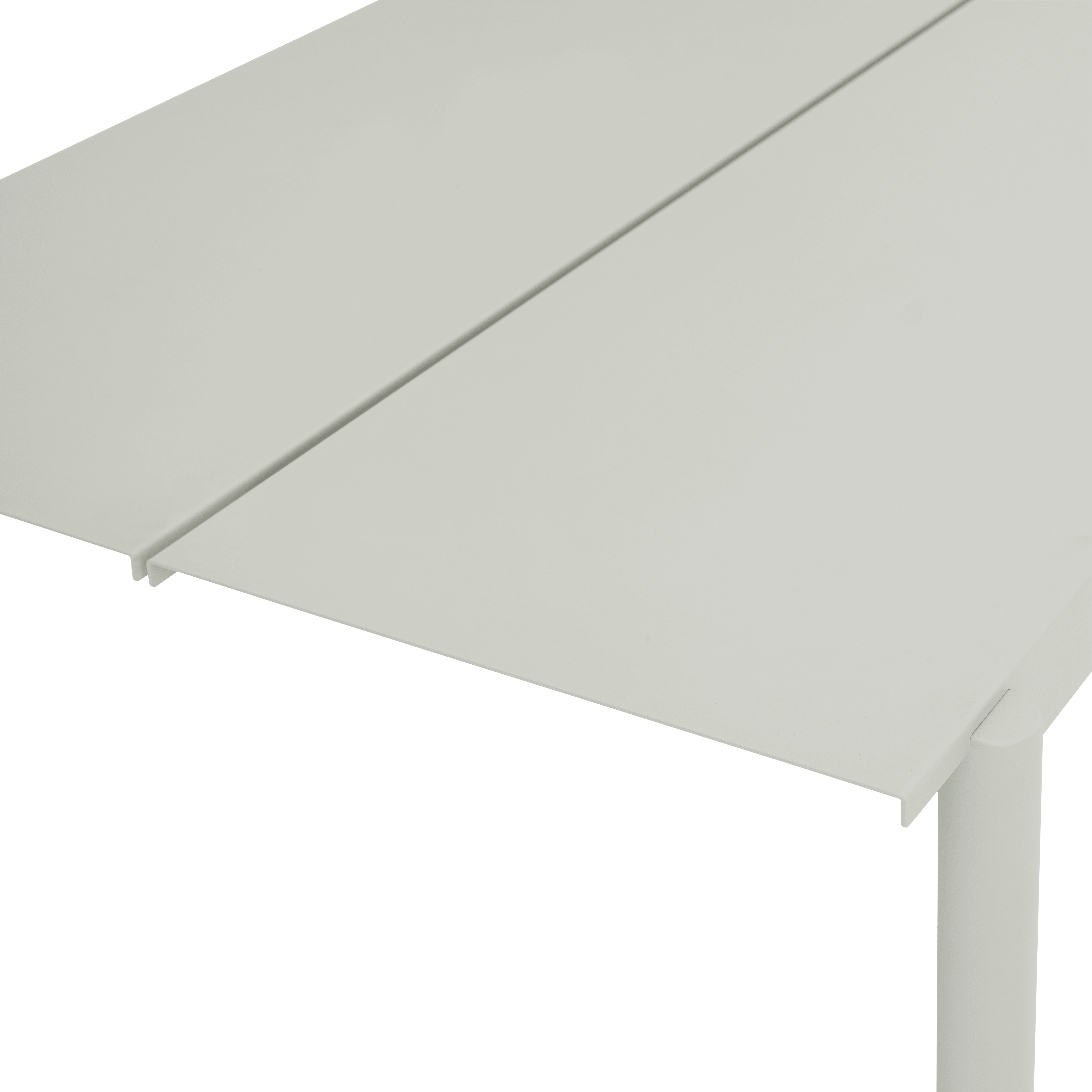 Tisch für den Außenbereich LINEAR grauer Stahl