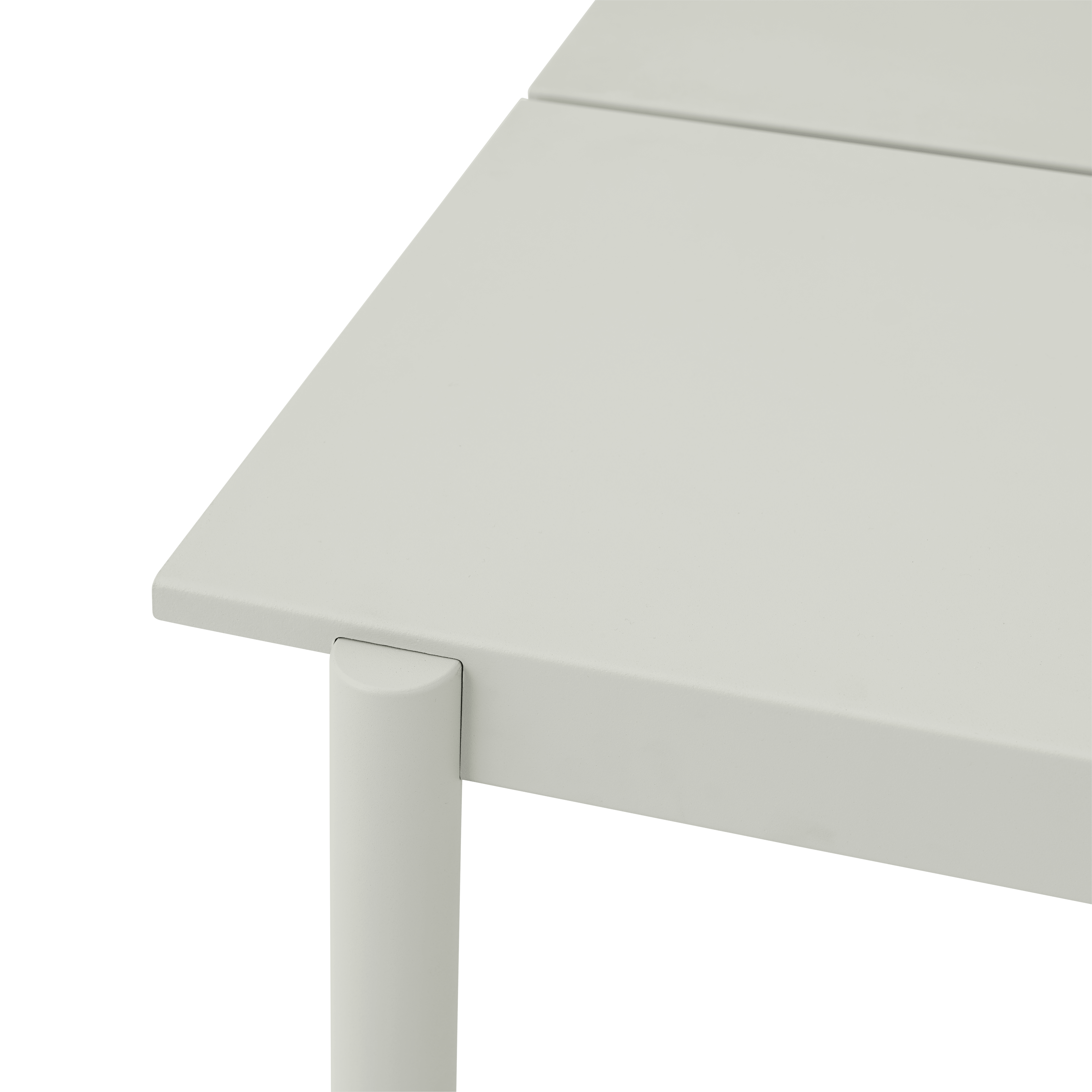 Tisch für den Außenbereich LINEAR grauer Stahl