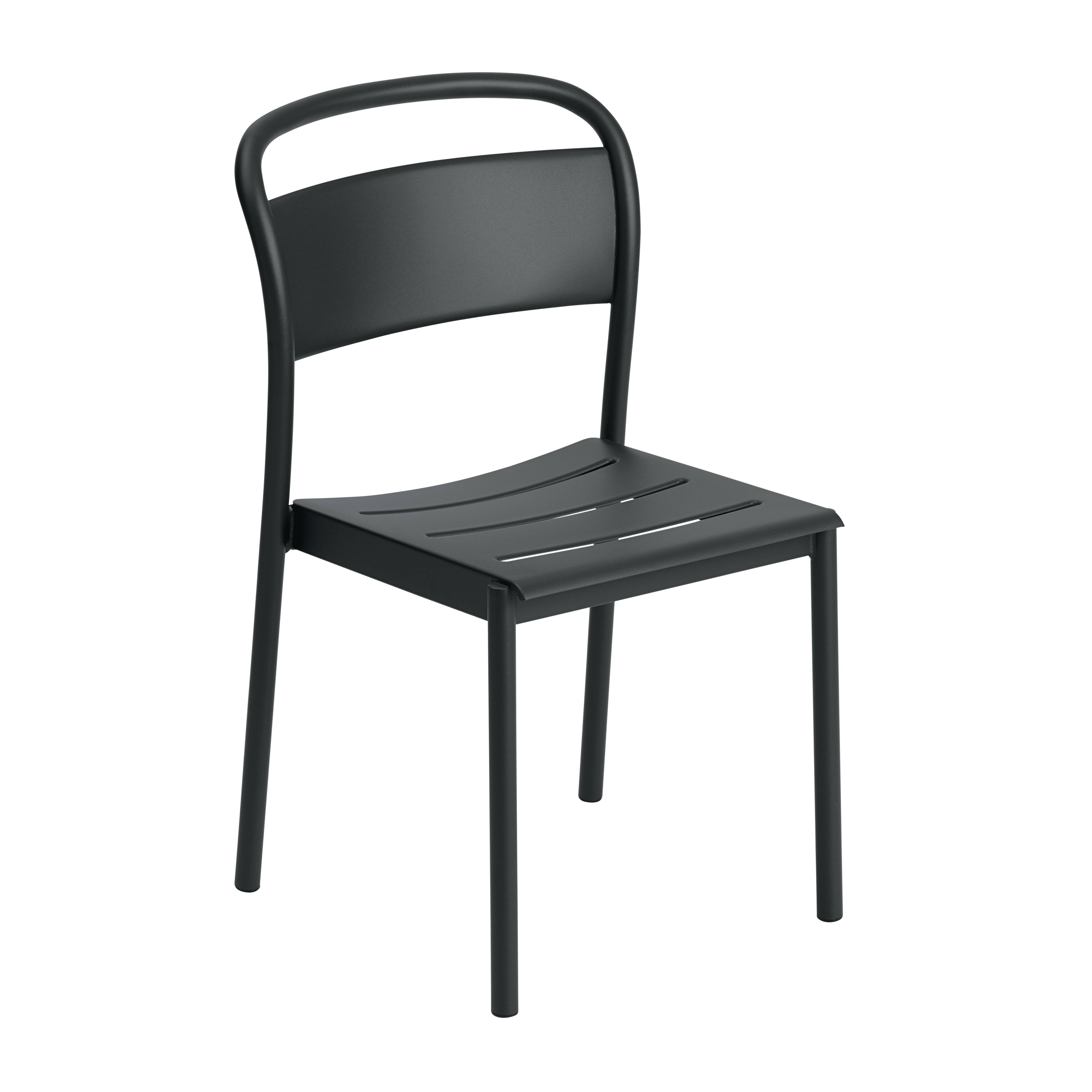 LINEAR Outdoor Chair Black Steel