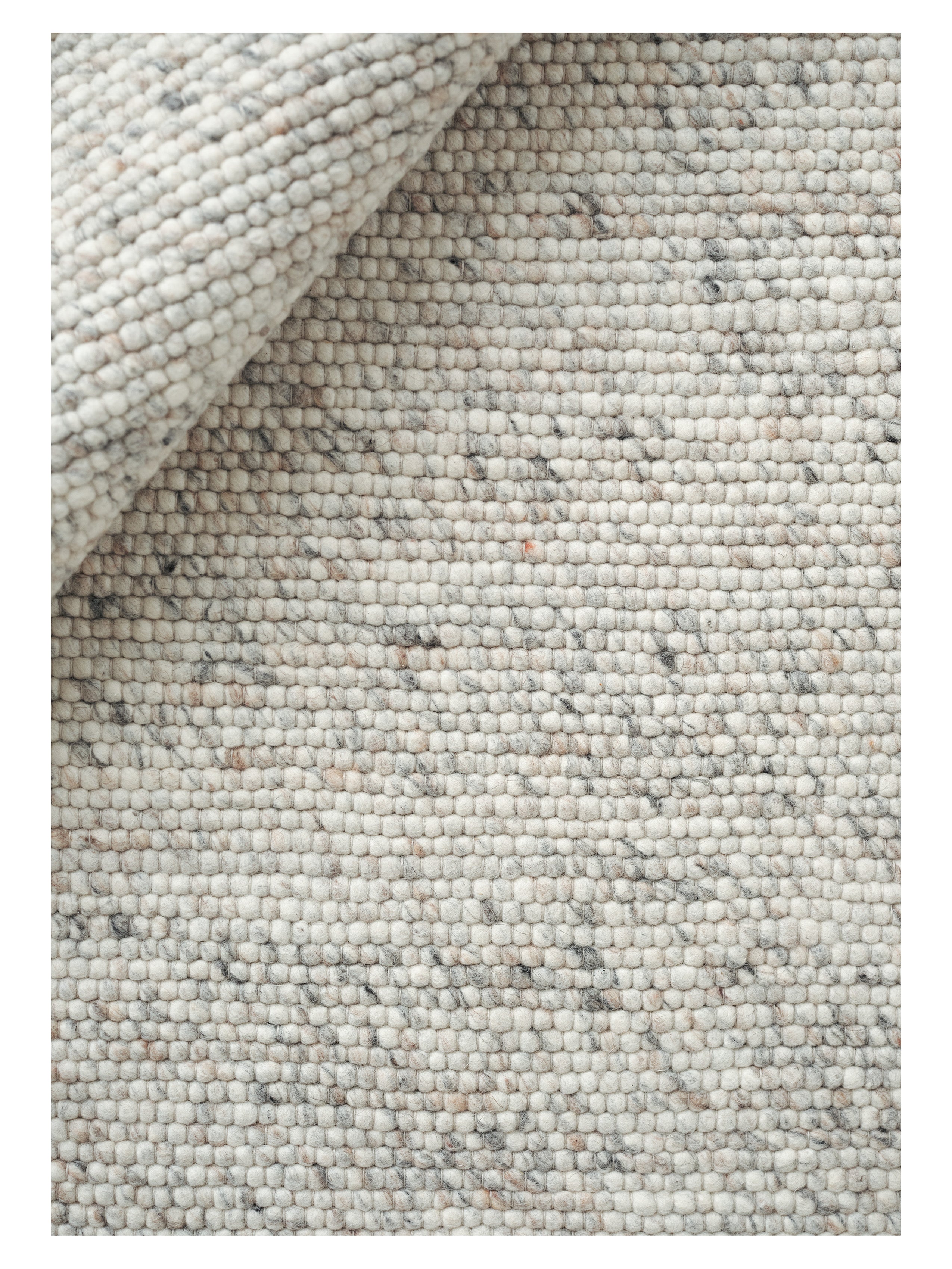 AGNER beige round rug