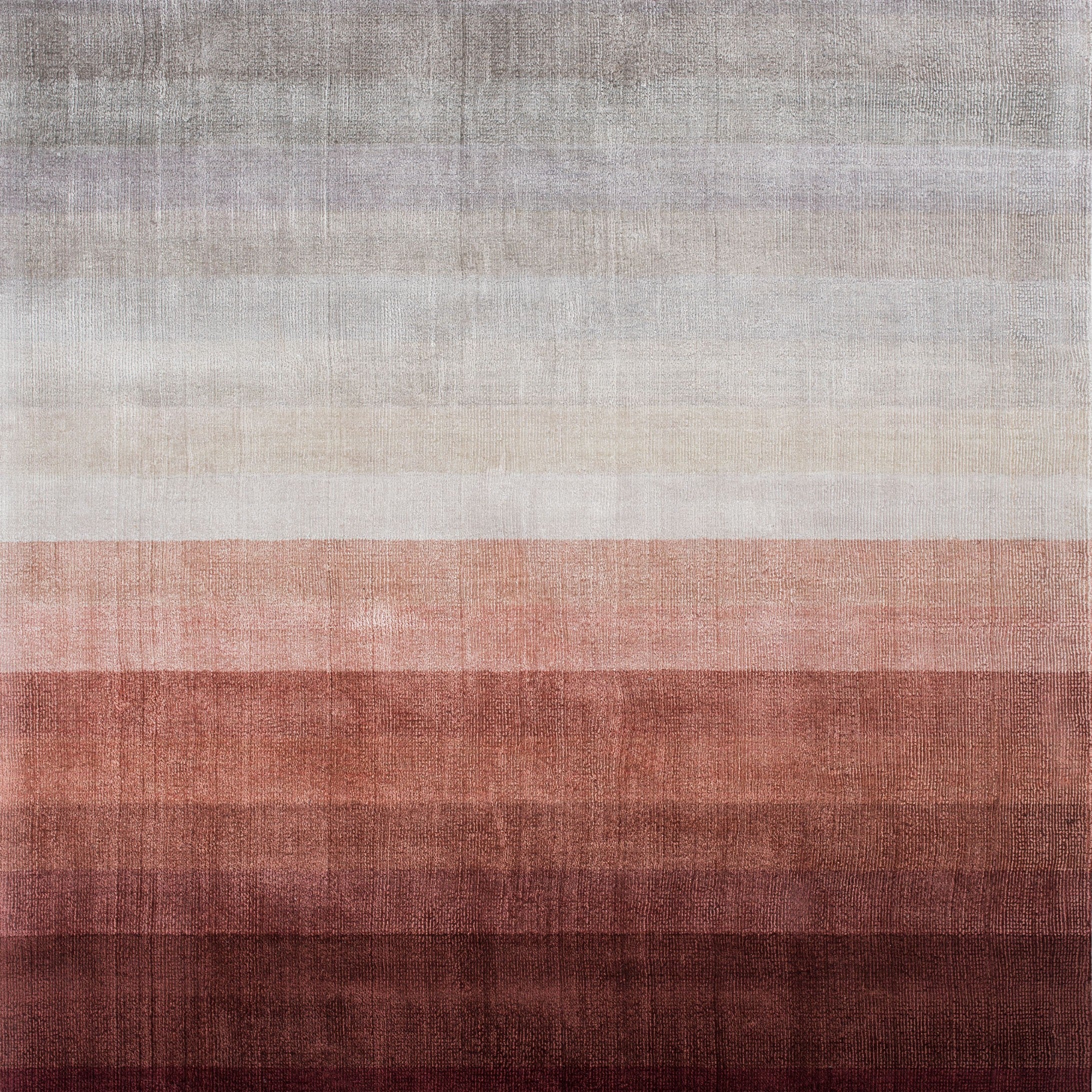 COMBINATION Rug - PEACH peach with gray