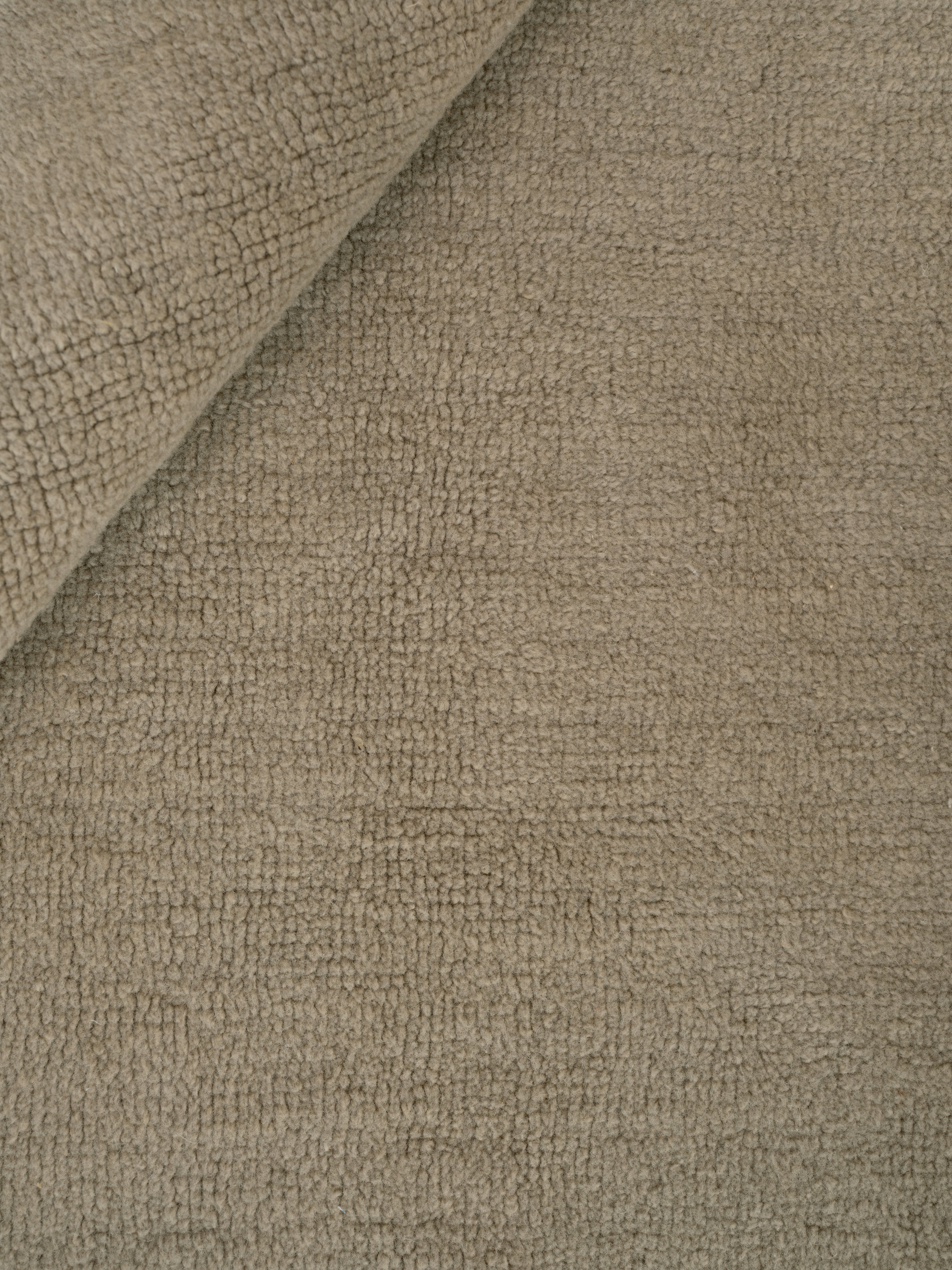HUSHED FRAME rug in dark beige