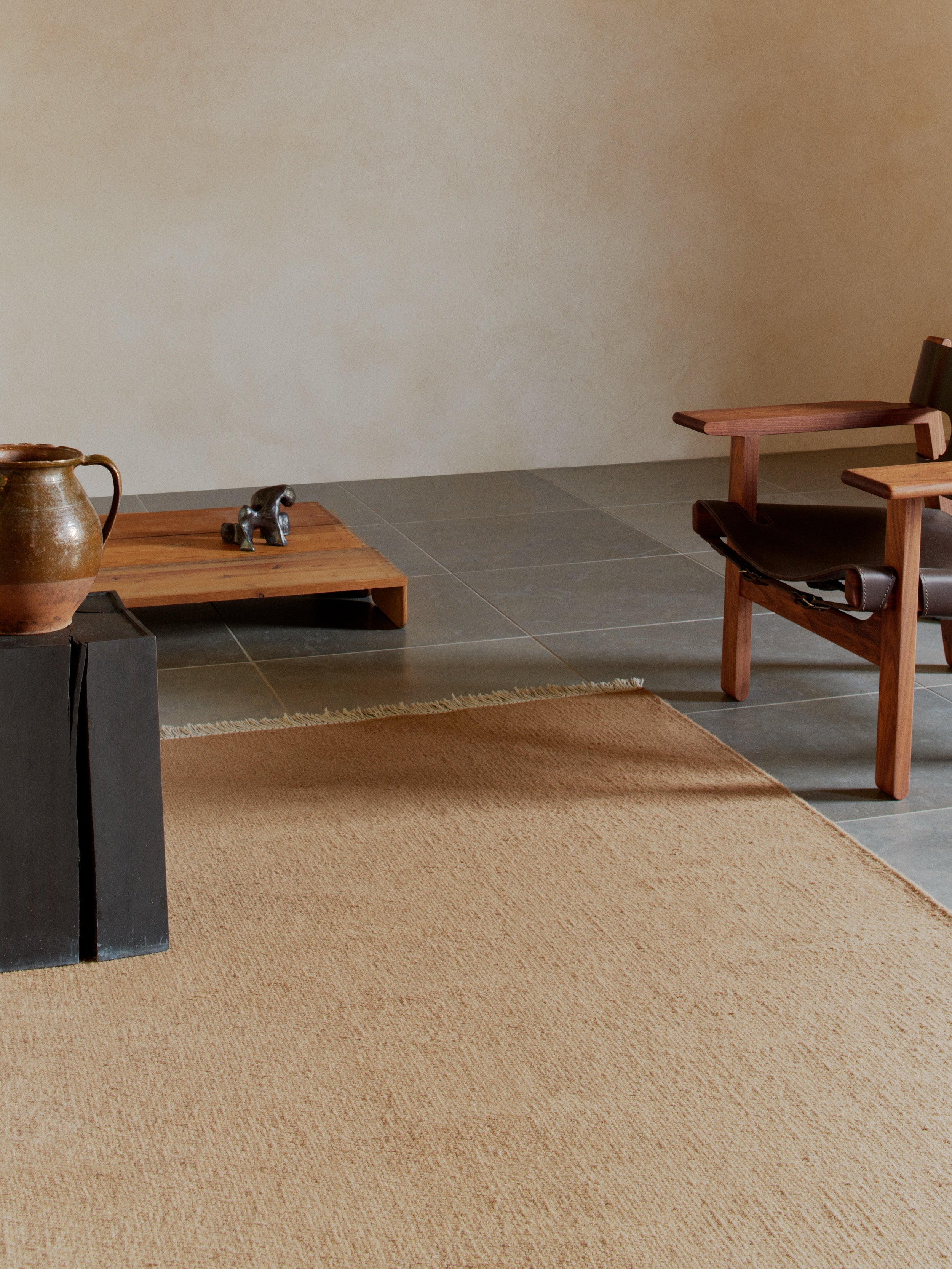 Rainbow rug white