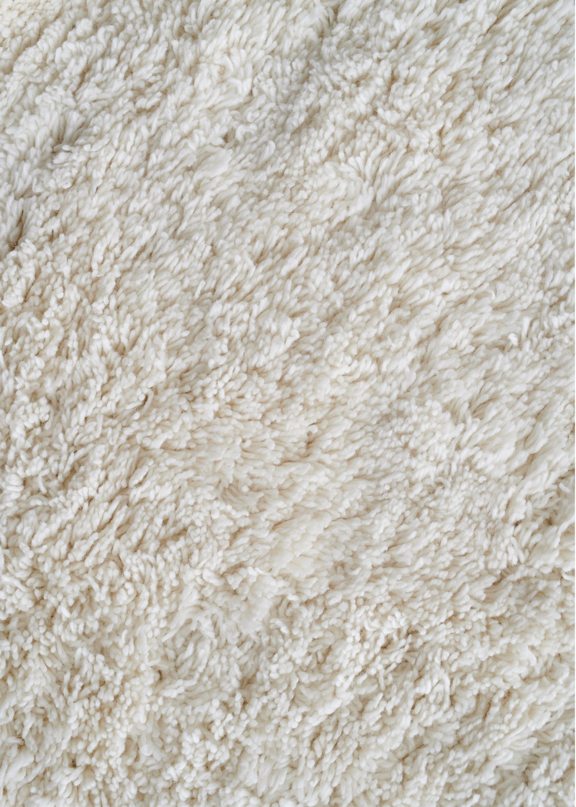 VANTAA White Round Rug