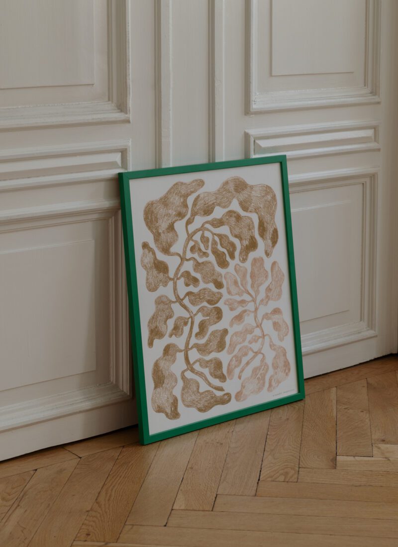 Kunst zwei künstlerische Grafiken