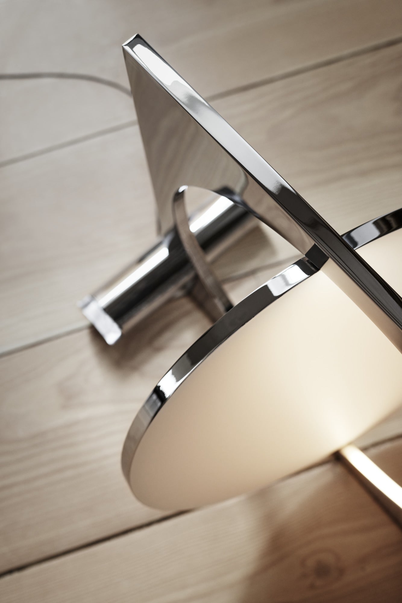 Stehlampe MOONSETTER verchromt