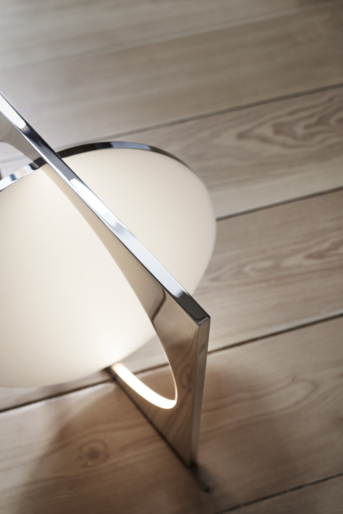 Stehlampe MOONSETTER verchromt