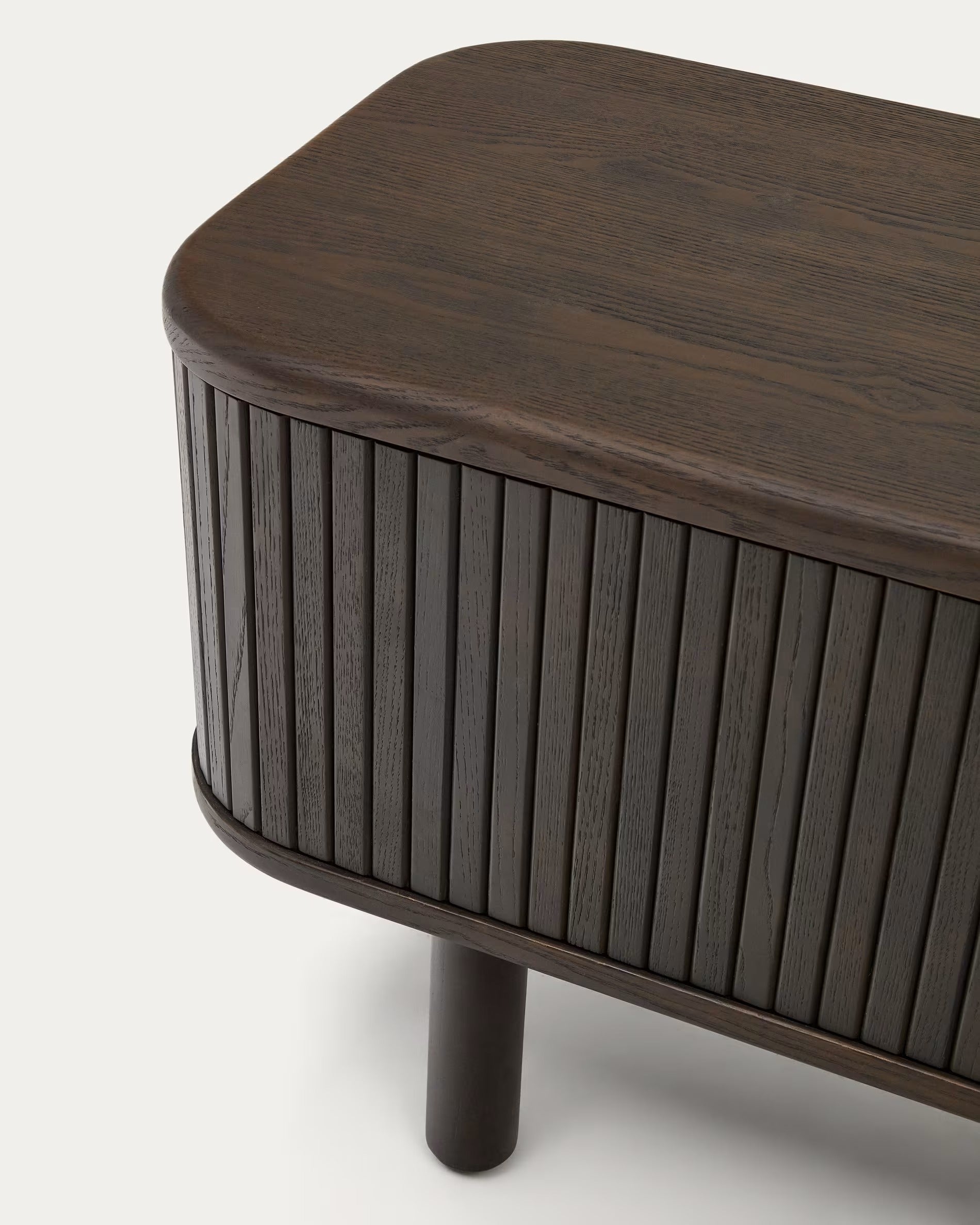 MAILEN dark ash veneer TV cabinet