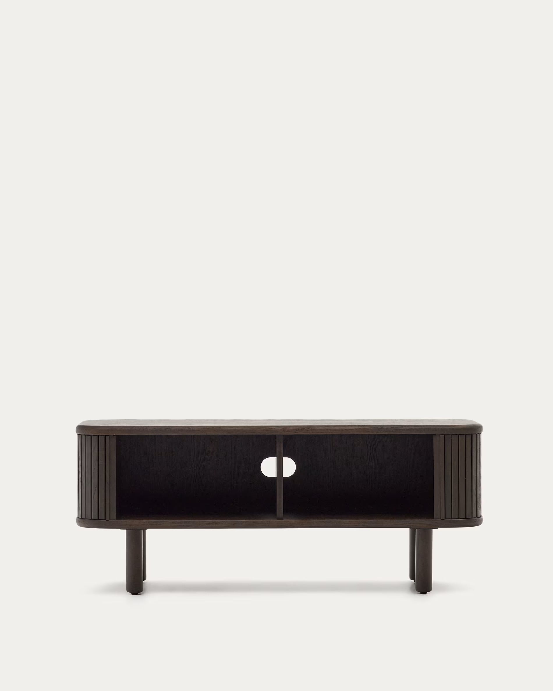 MAILEN dark ash veneer TV cabinet