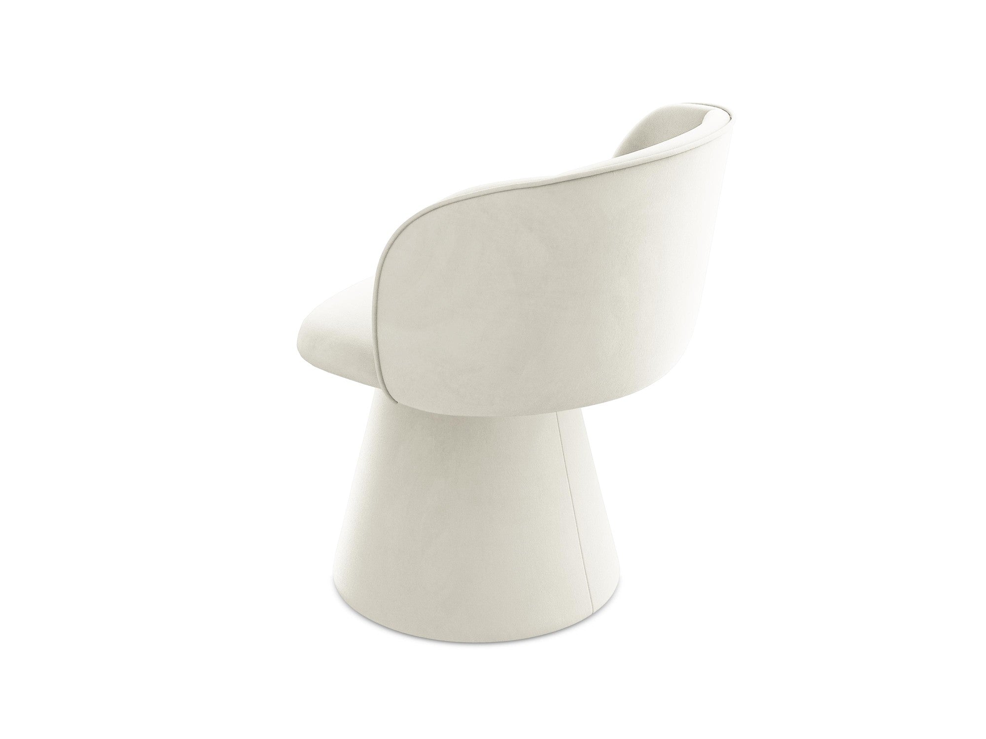 Samtstuhl MAIA hellbeige