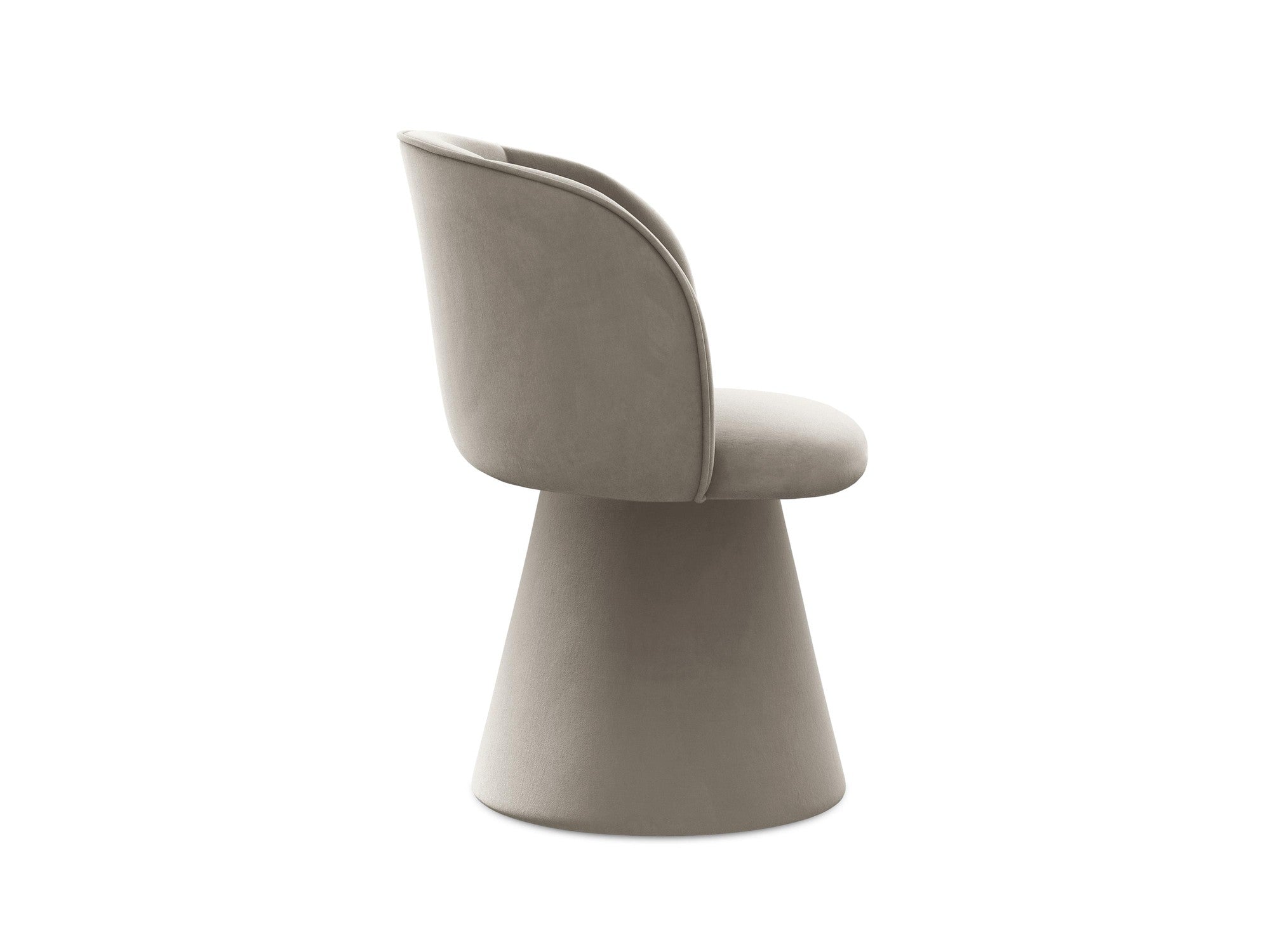 Samtstuhl MAIA taupe