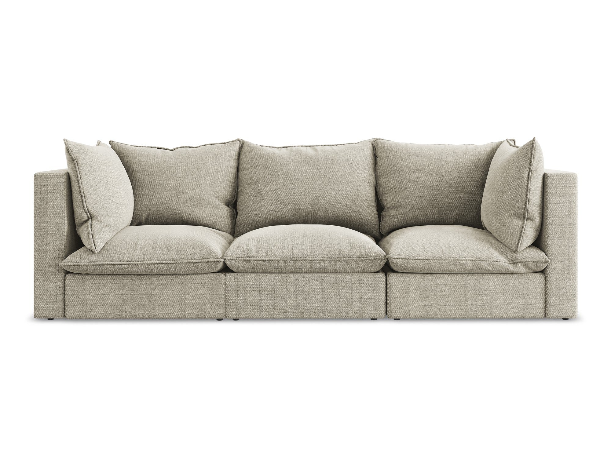 Sofa 3-Sitzer MANAO taupe Boucle