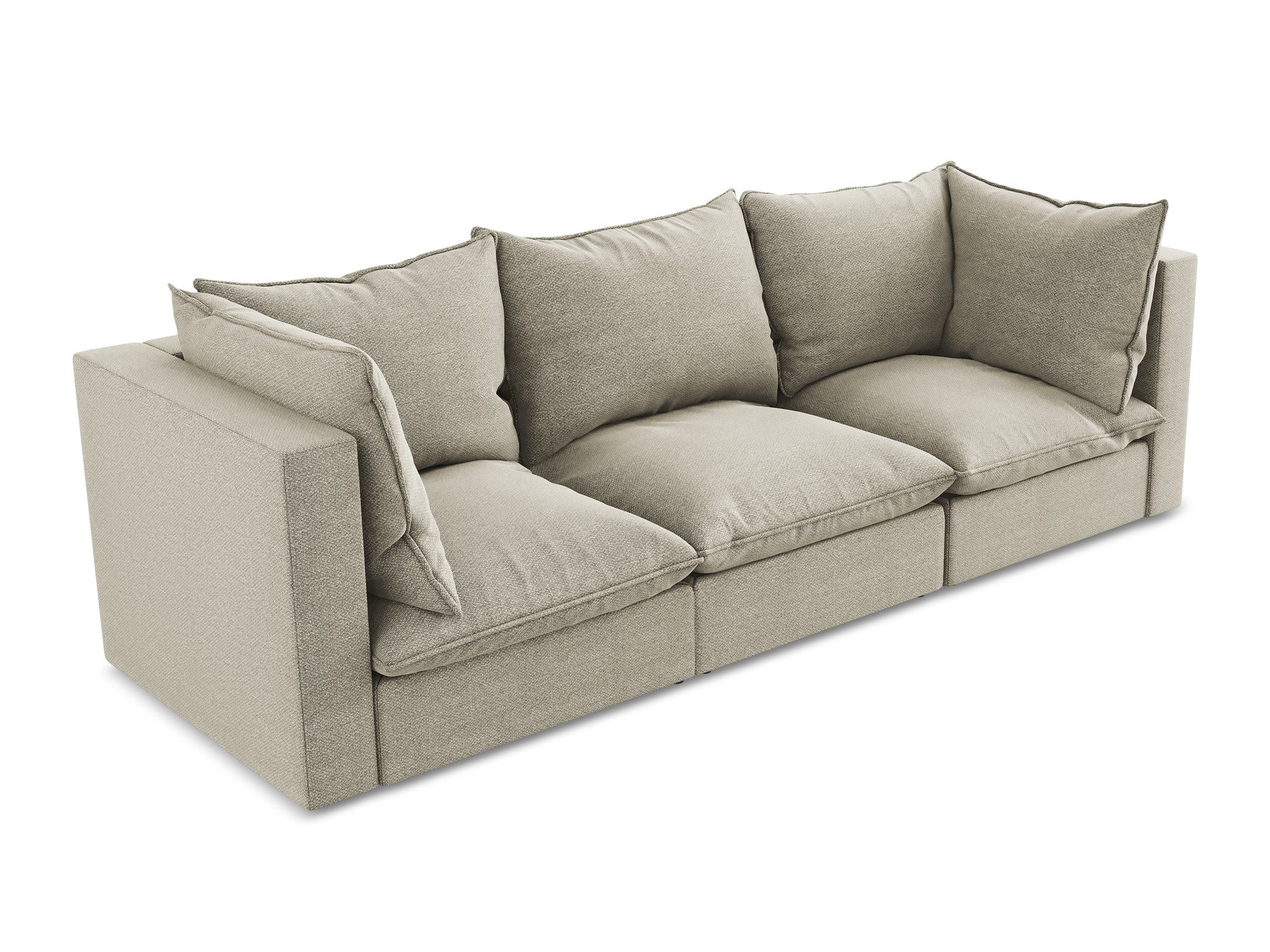 Sofa 3-Sitzer MANAO taupe Boucle