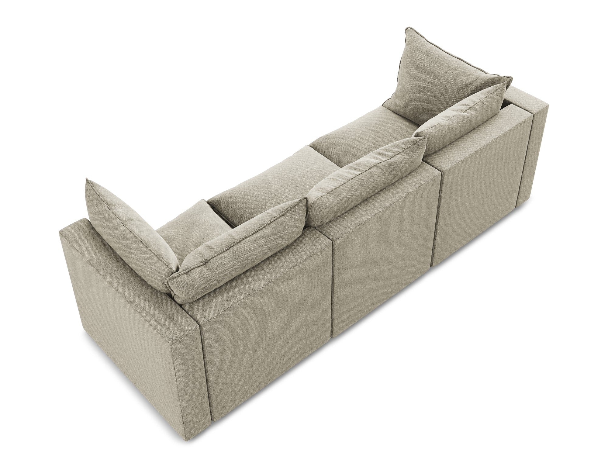 Sofa 3-Sitzer MANAO taupe Boucle