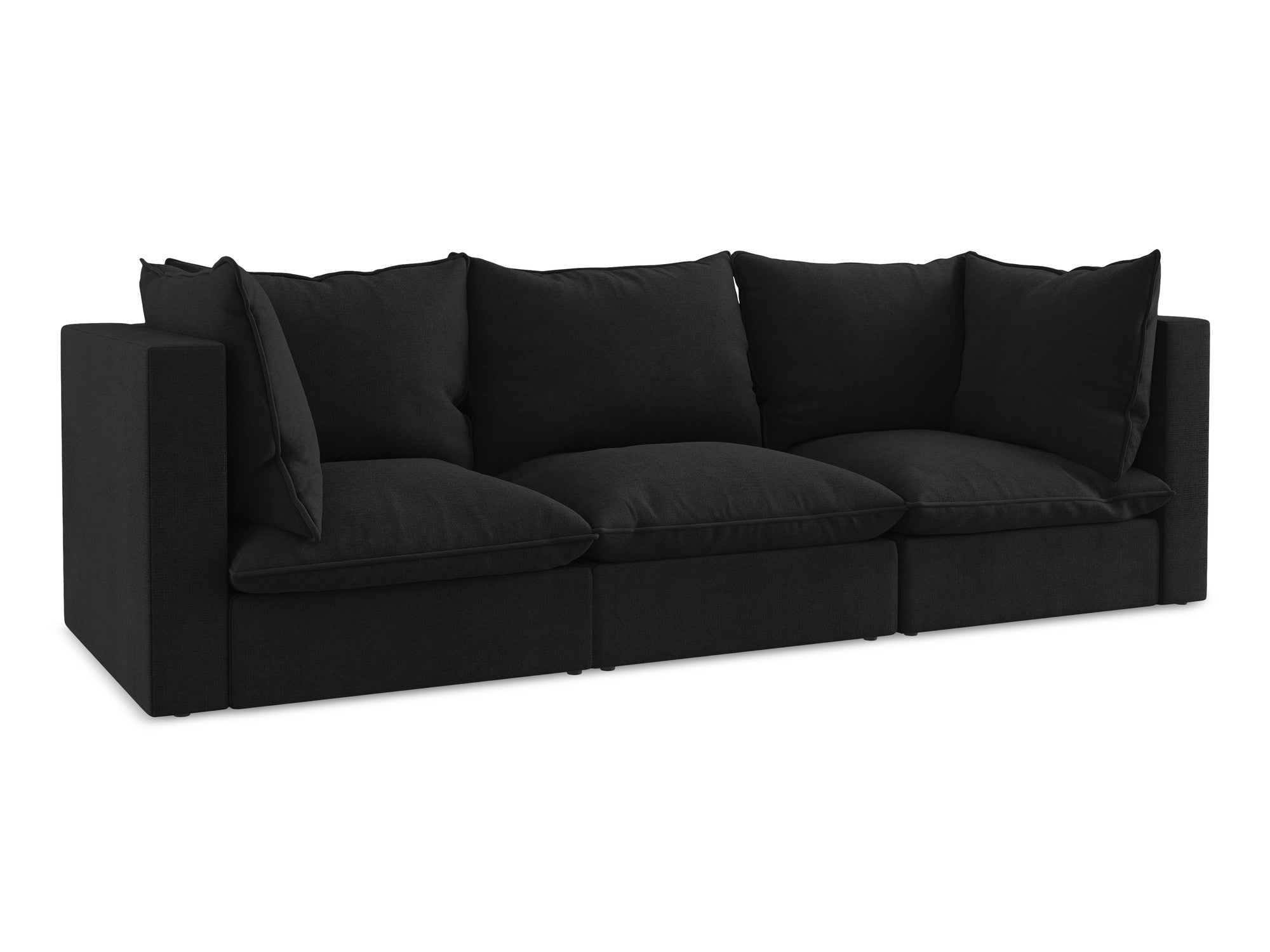 Sofa 3-Sitzer MANAO schwarz