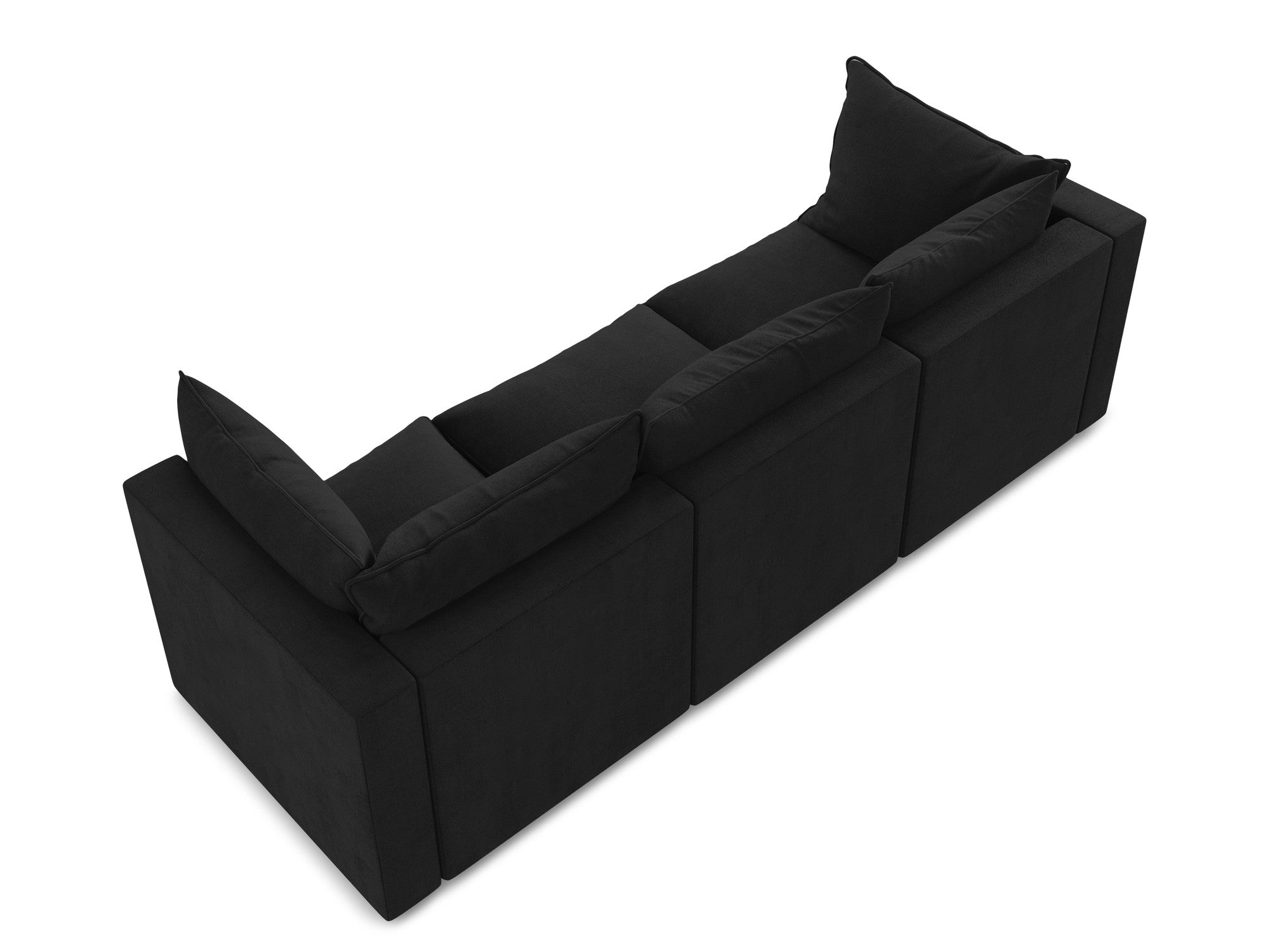 Sofa 3-Sitzer MANAO schwarz