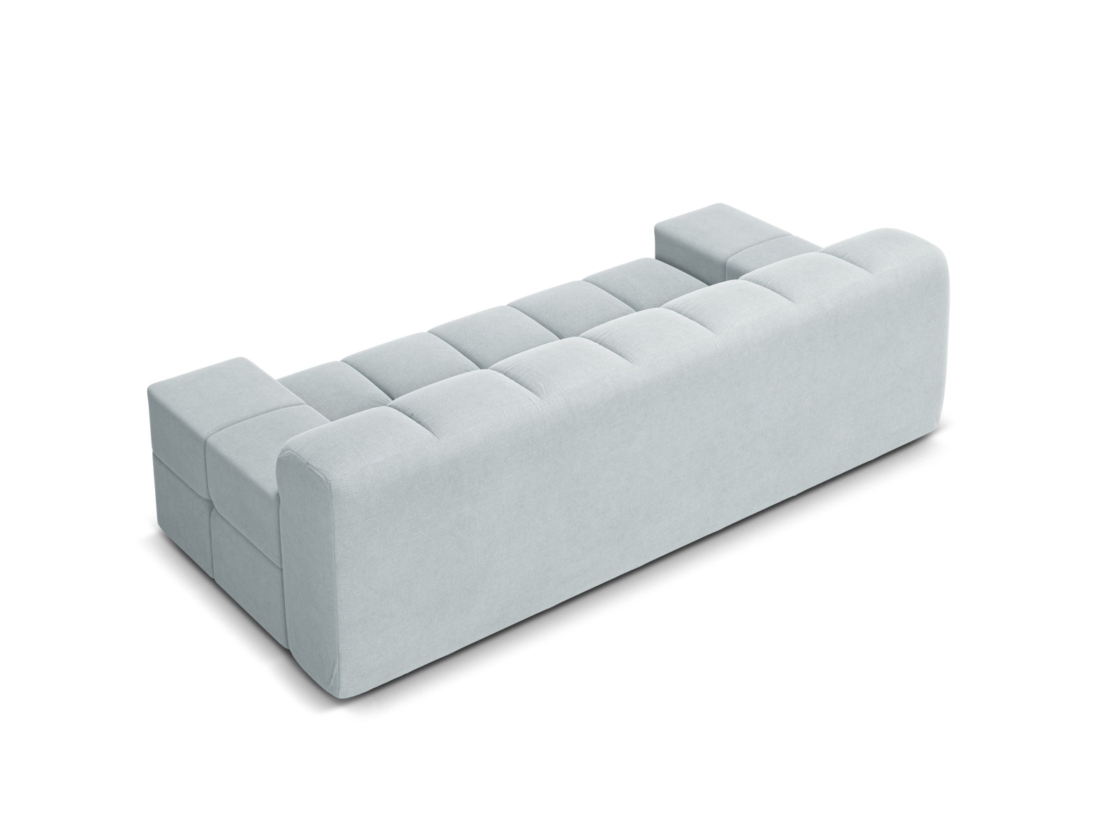 Sofa 2-sitzig AGAVE graues Chenille