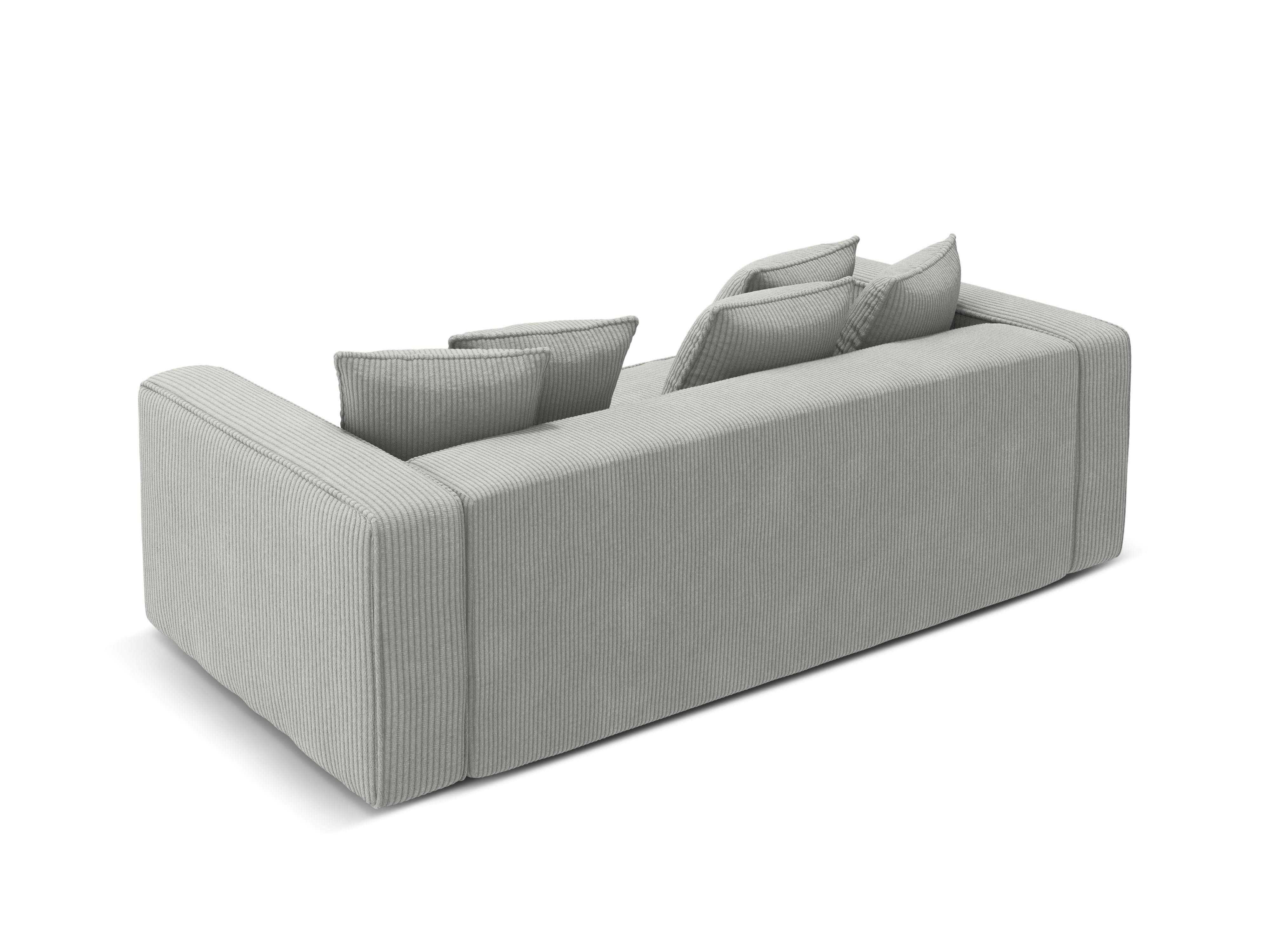 Sofa z funkcją spania RIBES szary sztruks