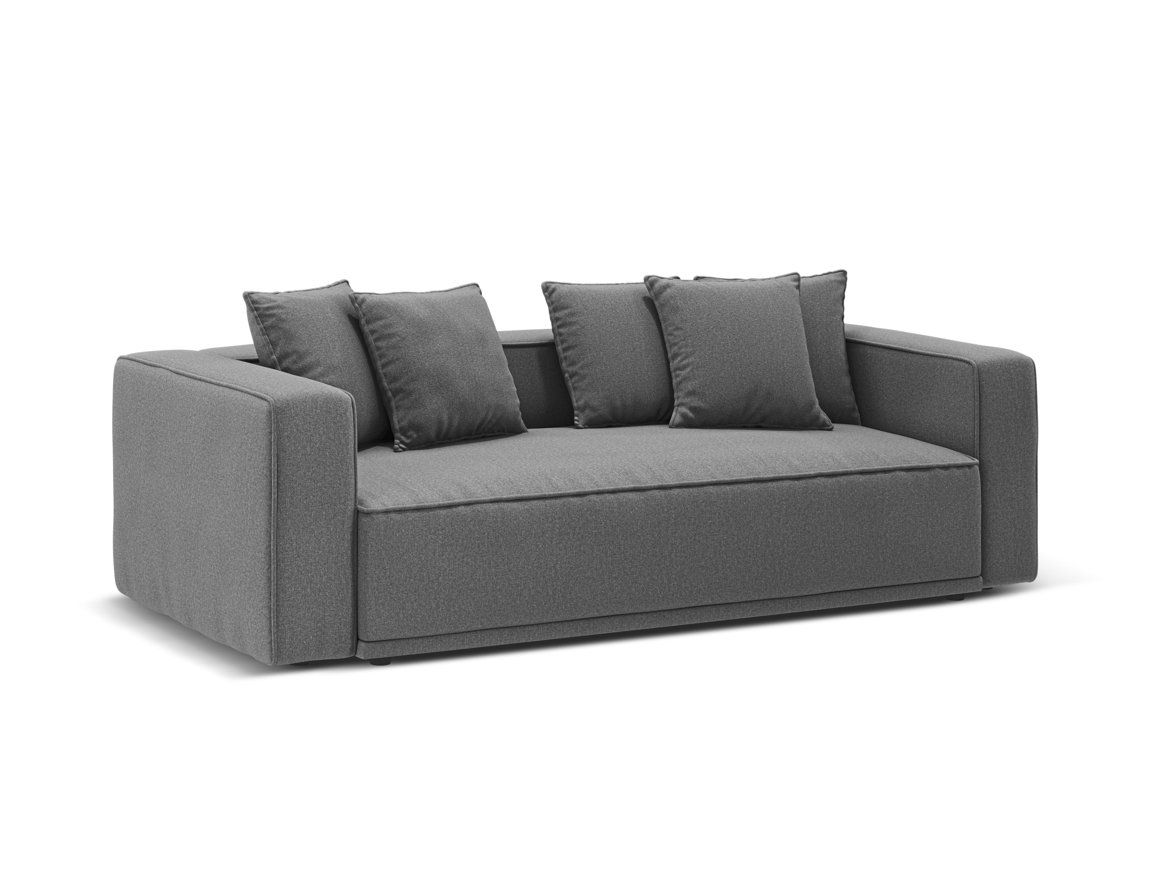 Sofa z funkcją spania RIBES szary szenil