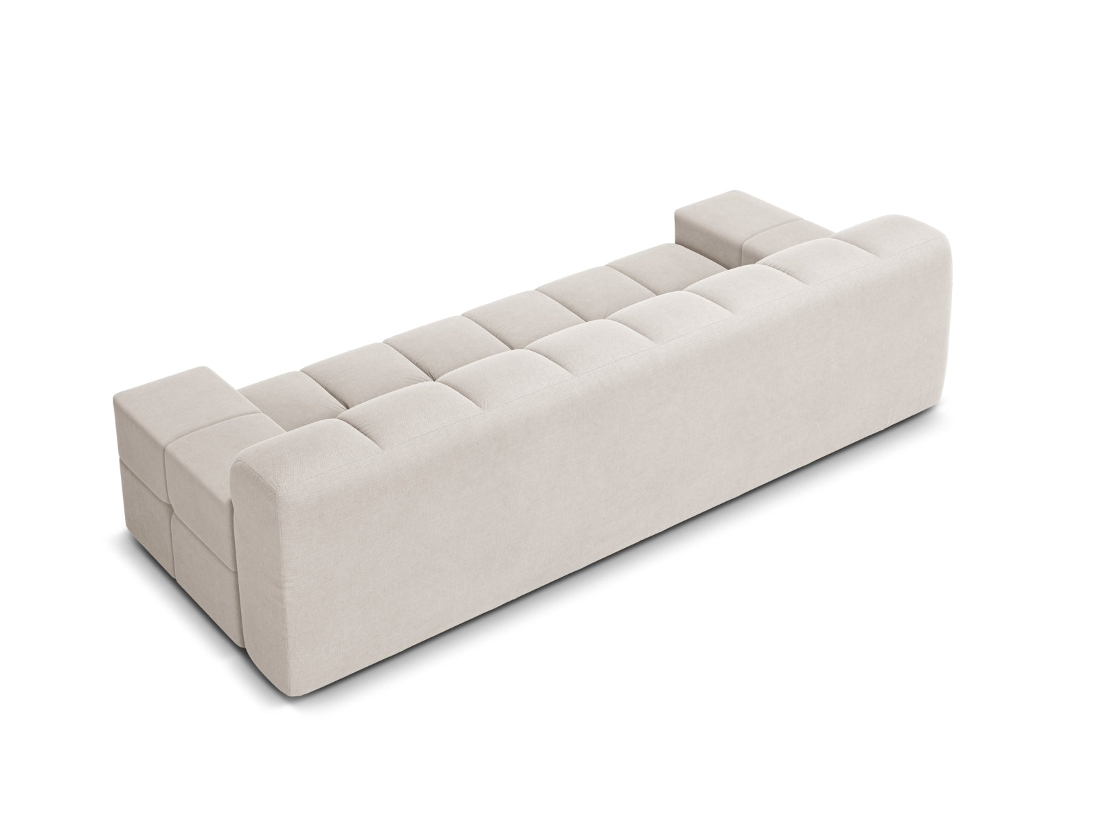 Sofa 3-Sitzer AGAVE hellbeige Chenille