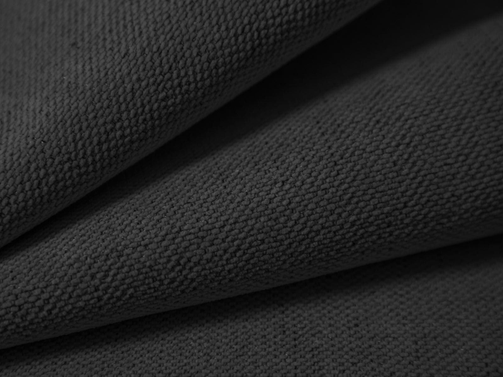 Sofa 3-Sitzer AGAVE anthrazitfarbener Chenille