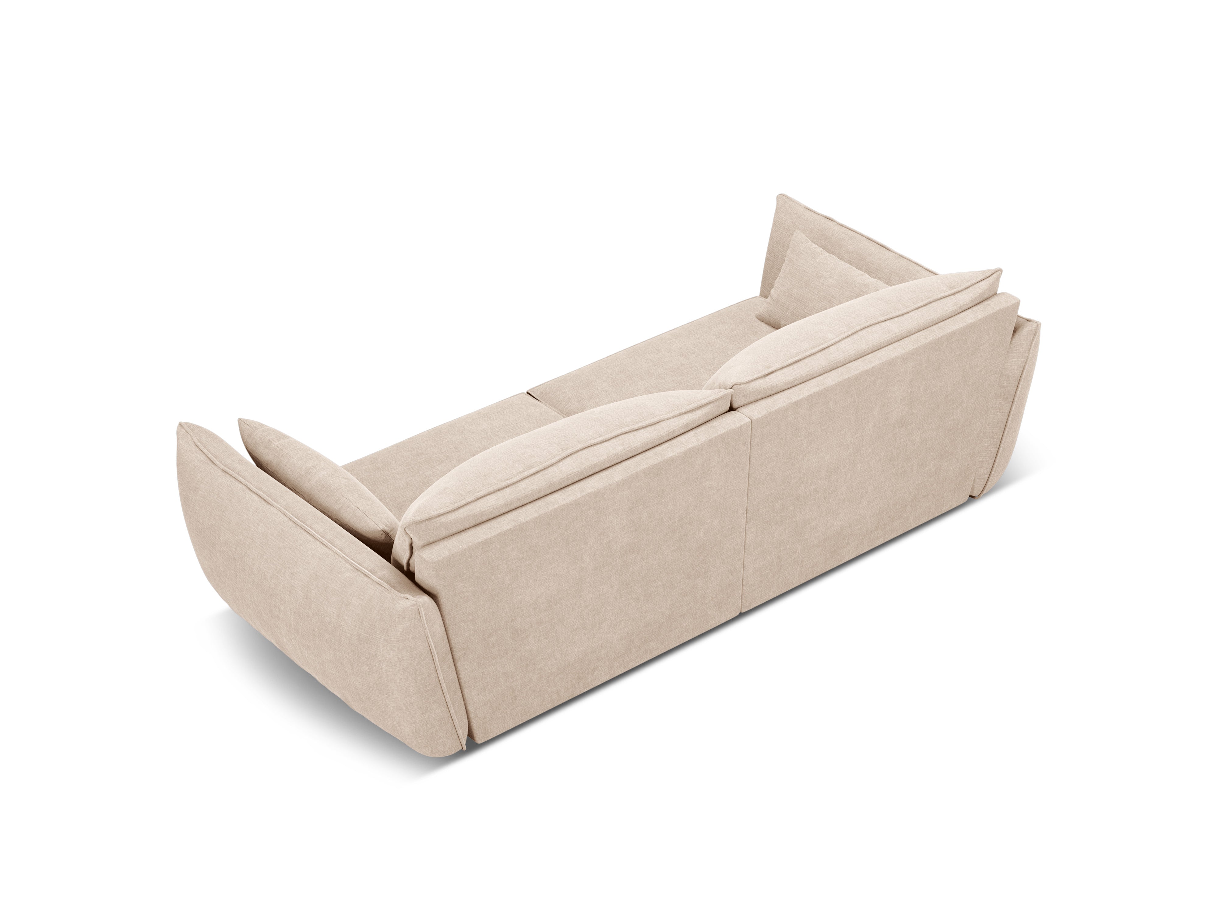 Sofa im Sofa -Stoff des 3. Beige Vanda