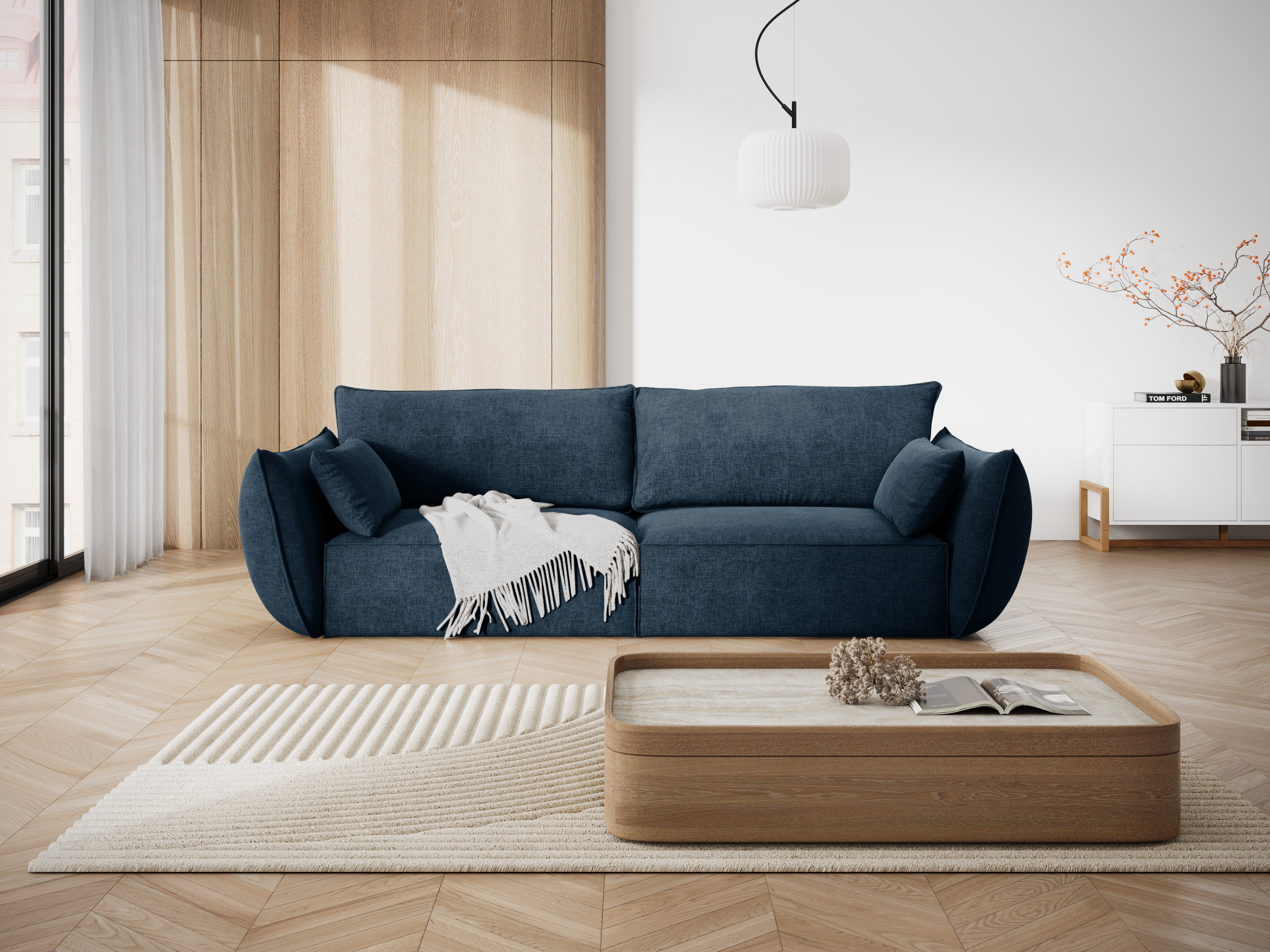 Sofa im Sofa Stoff des 3. Vanda Royal Granat
