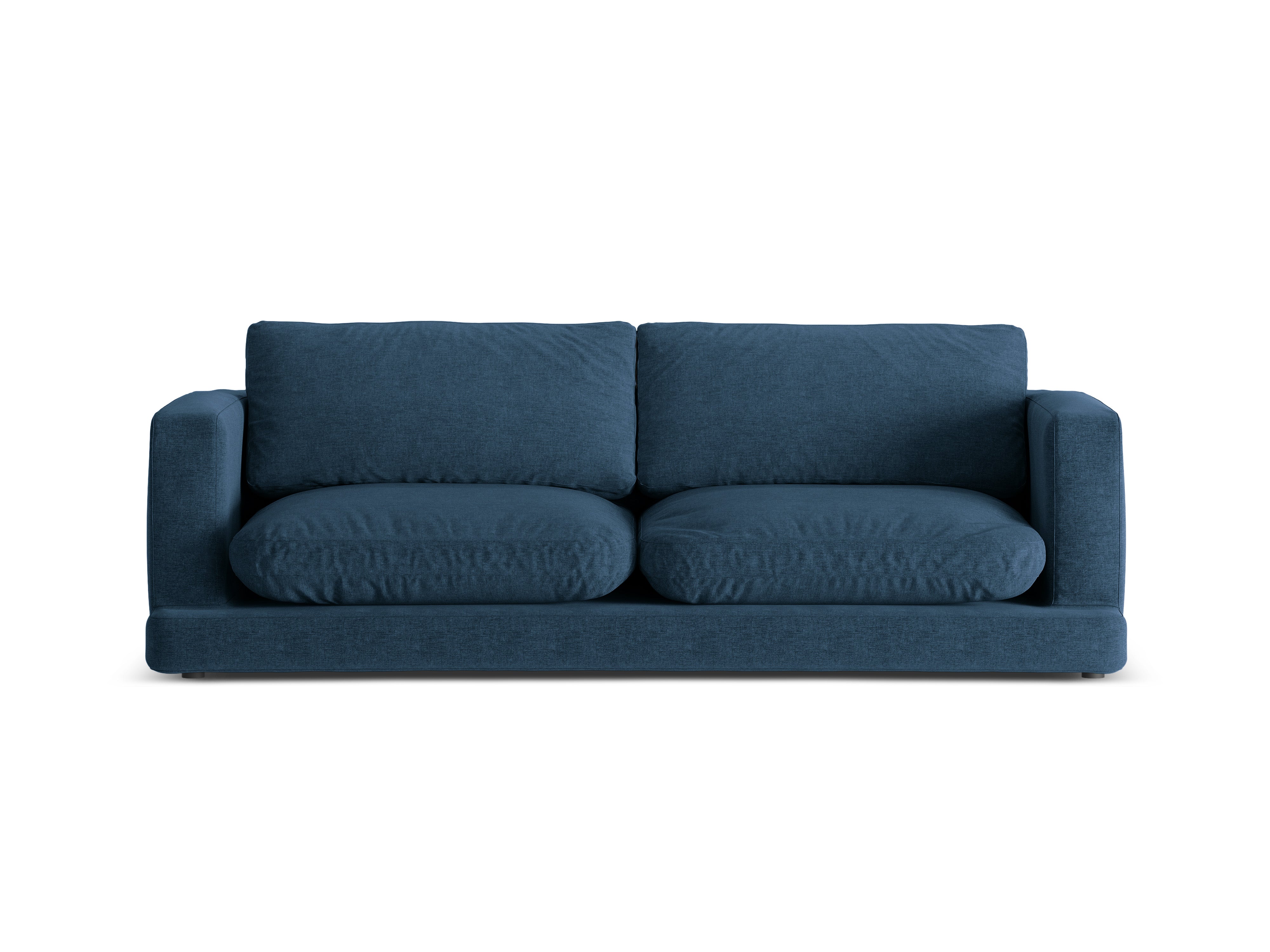 3-seater Sofa DAPHNE dark blue chenille