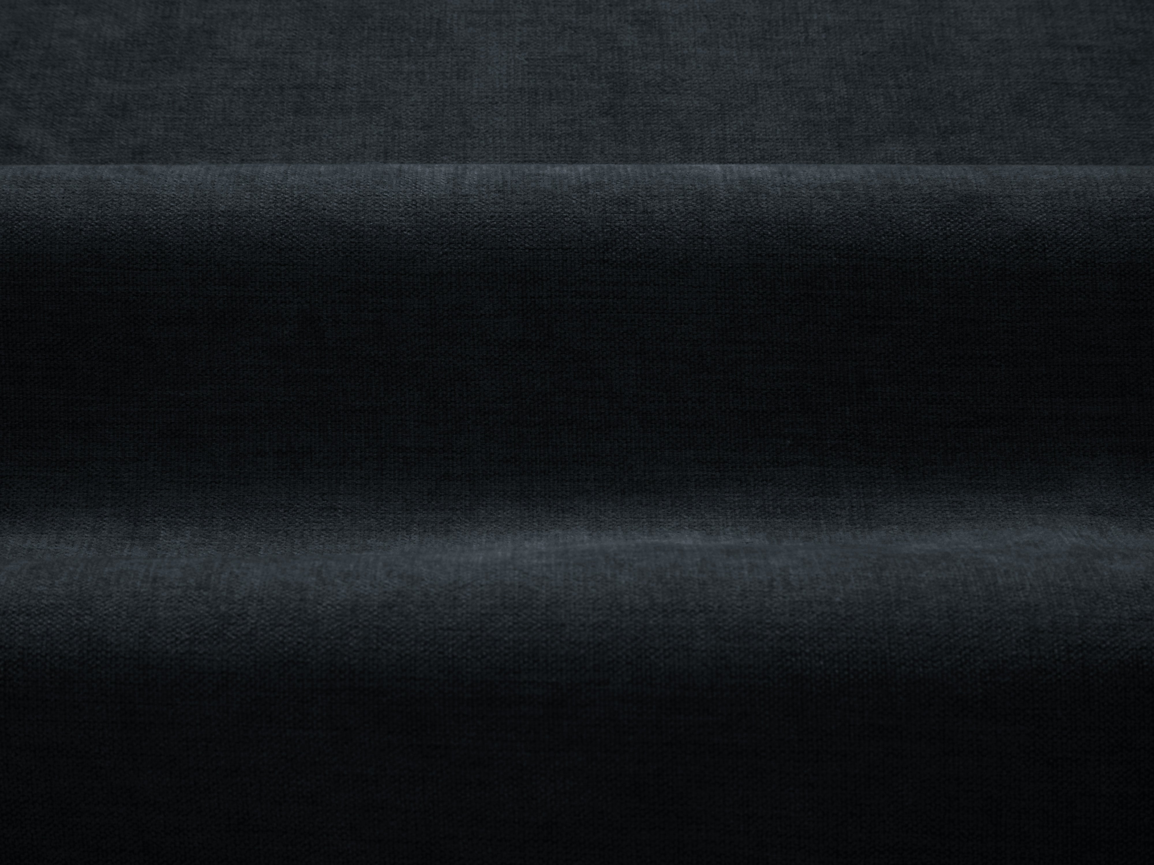 3-seater Sofa DAPHNE black chenille