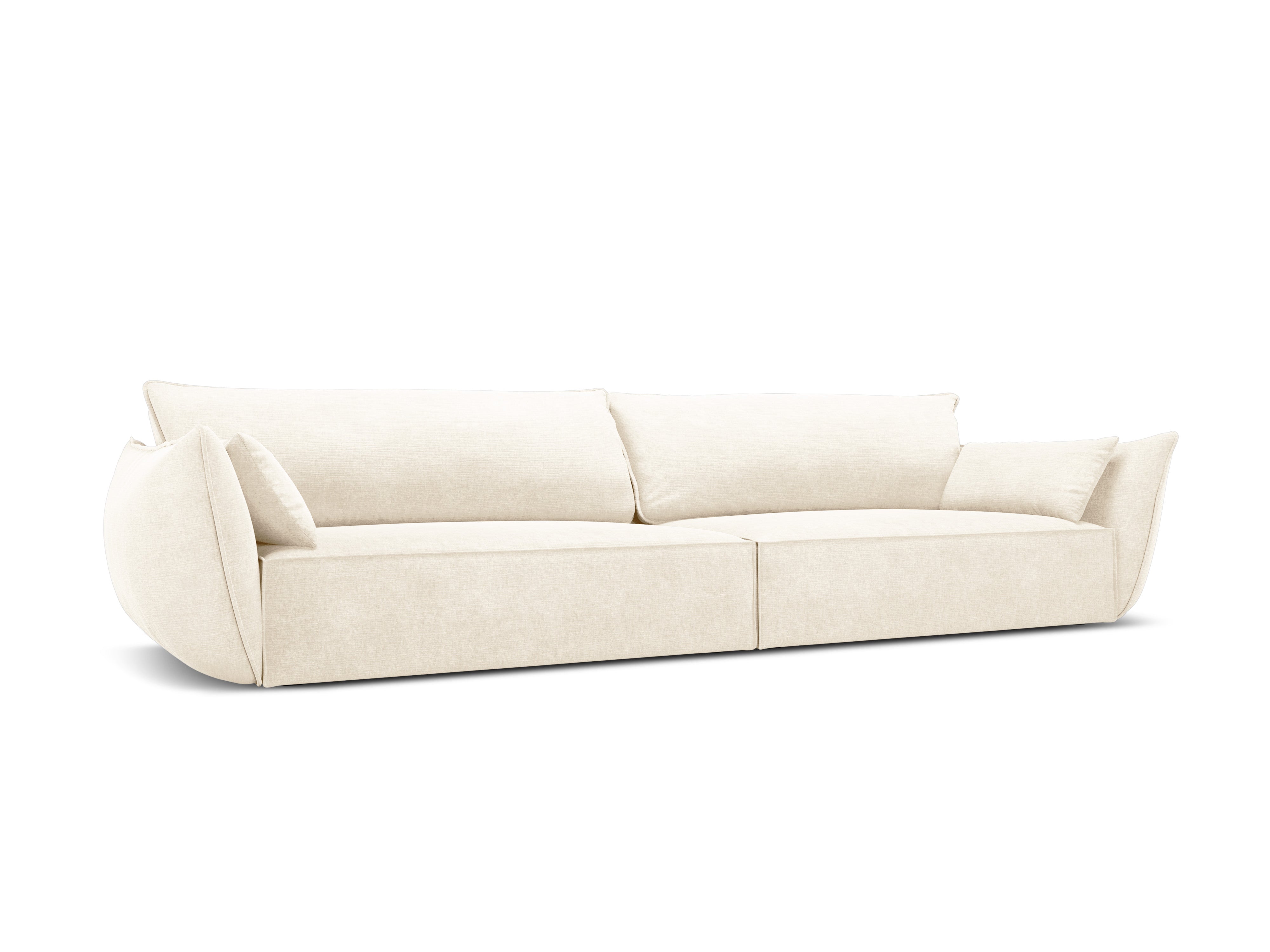 Sofa im Sofa-Stoff aus 4-Sitzer Vanda Light Beige