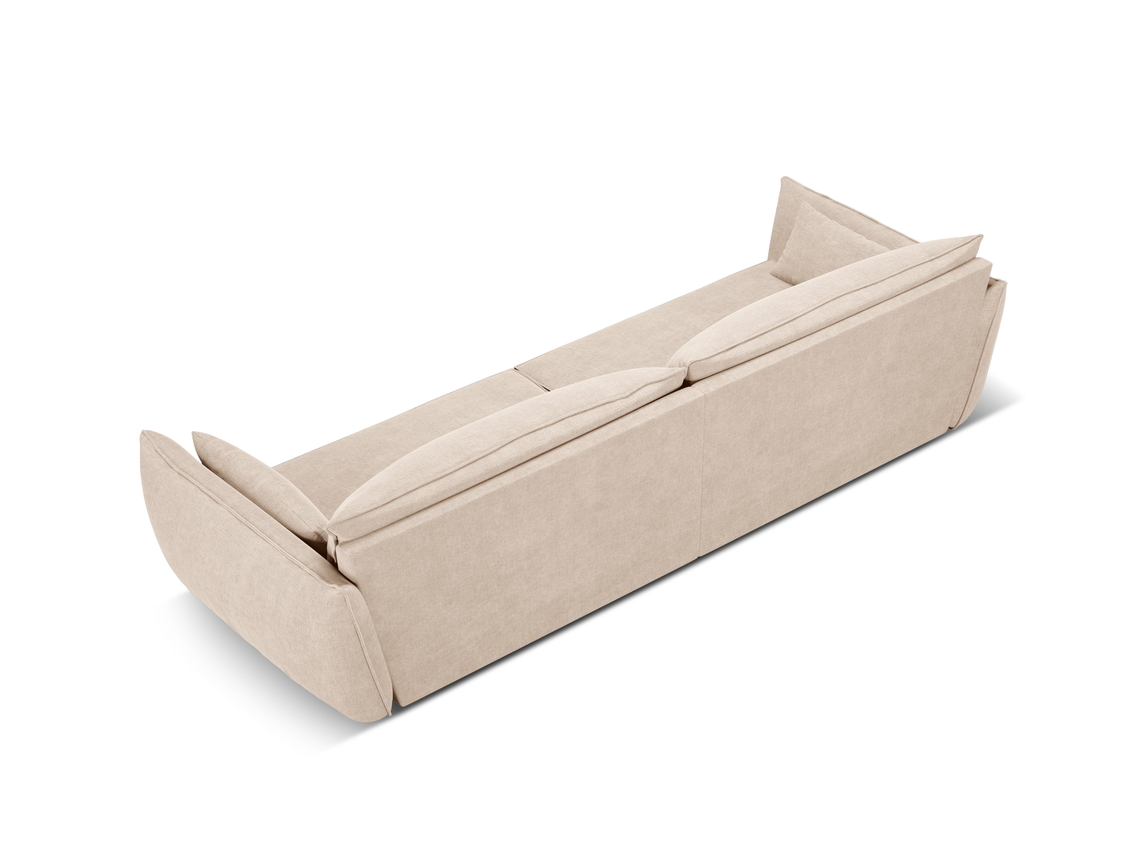 Sofa im Sofa-Stoff aus 4-Sitzer Vanda Beige