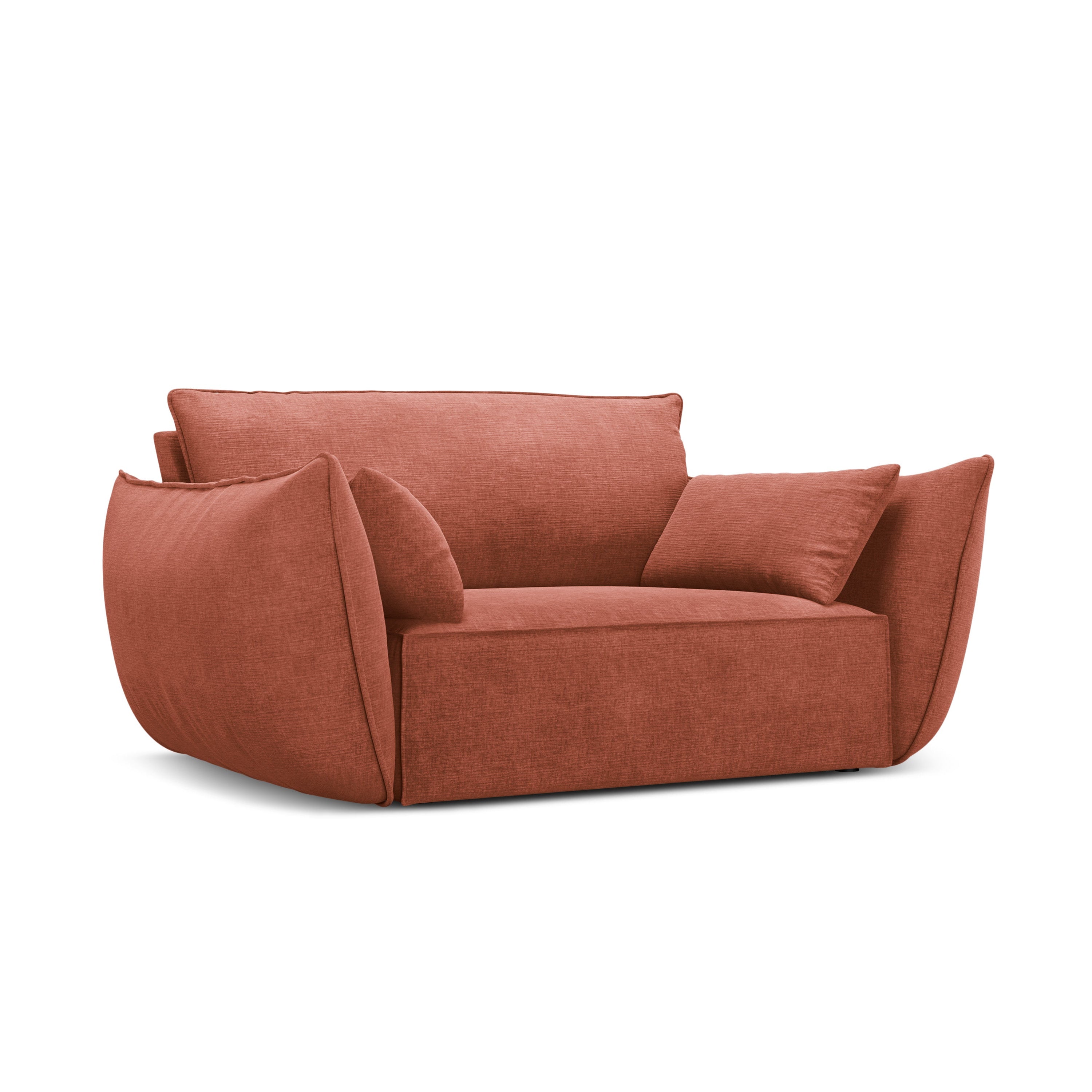Sessel im Vanda Terracotta Sznille Stoff