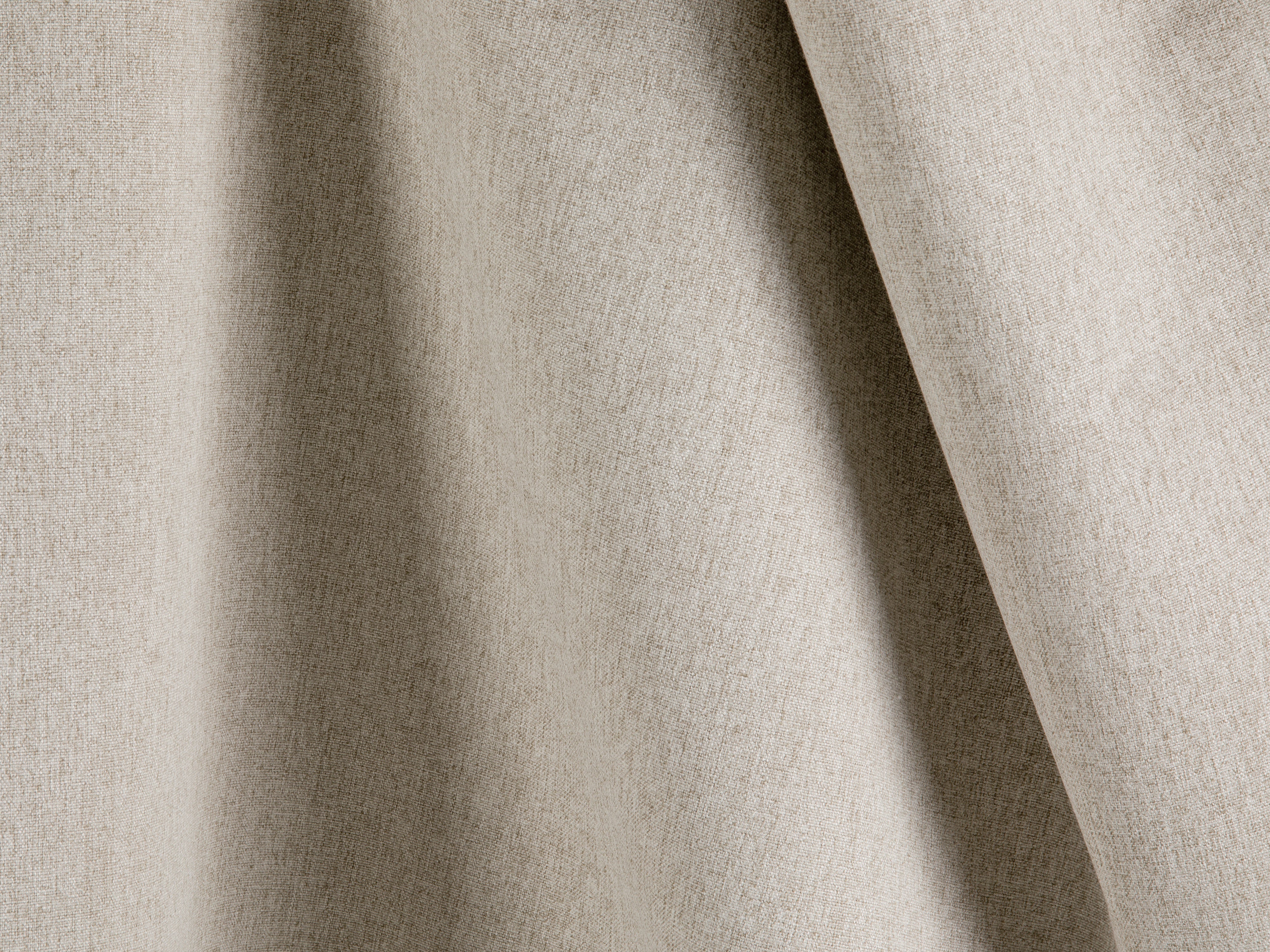 Linksseitige Schlafcouch RIBES beige Chenille