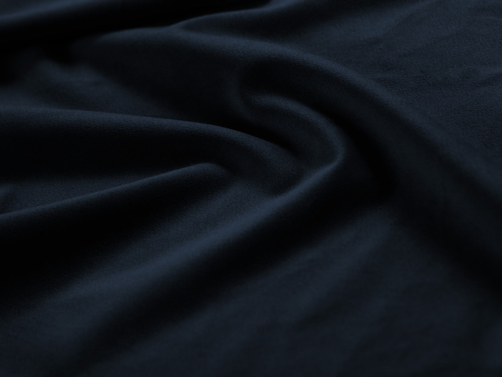 Velvet 2-Seater Sofa AGAVE Navy Blue