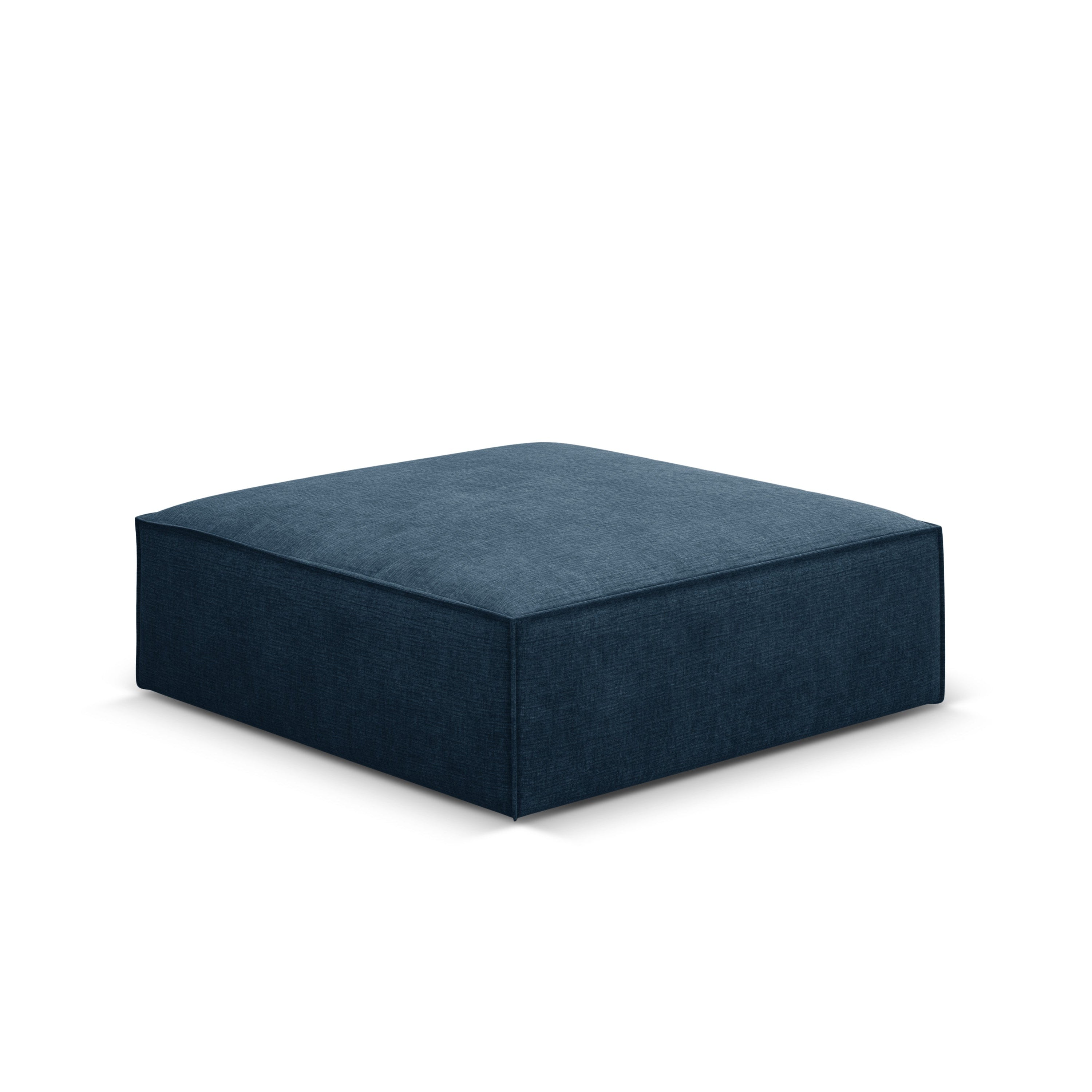 Pouf im Szenil Stoff von Vanda Royal Granat