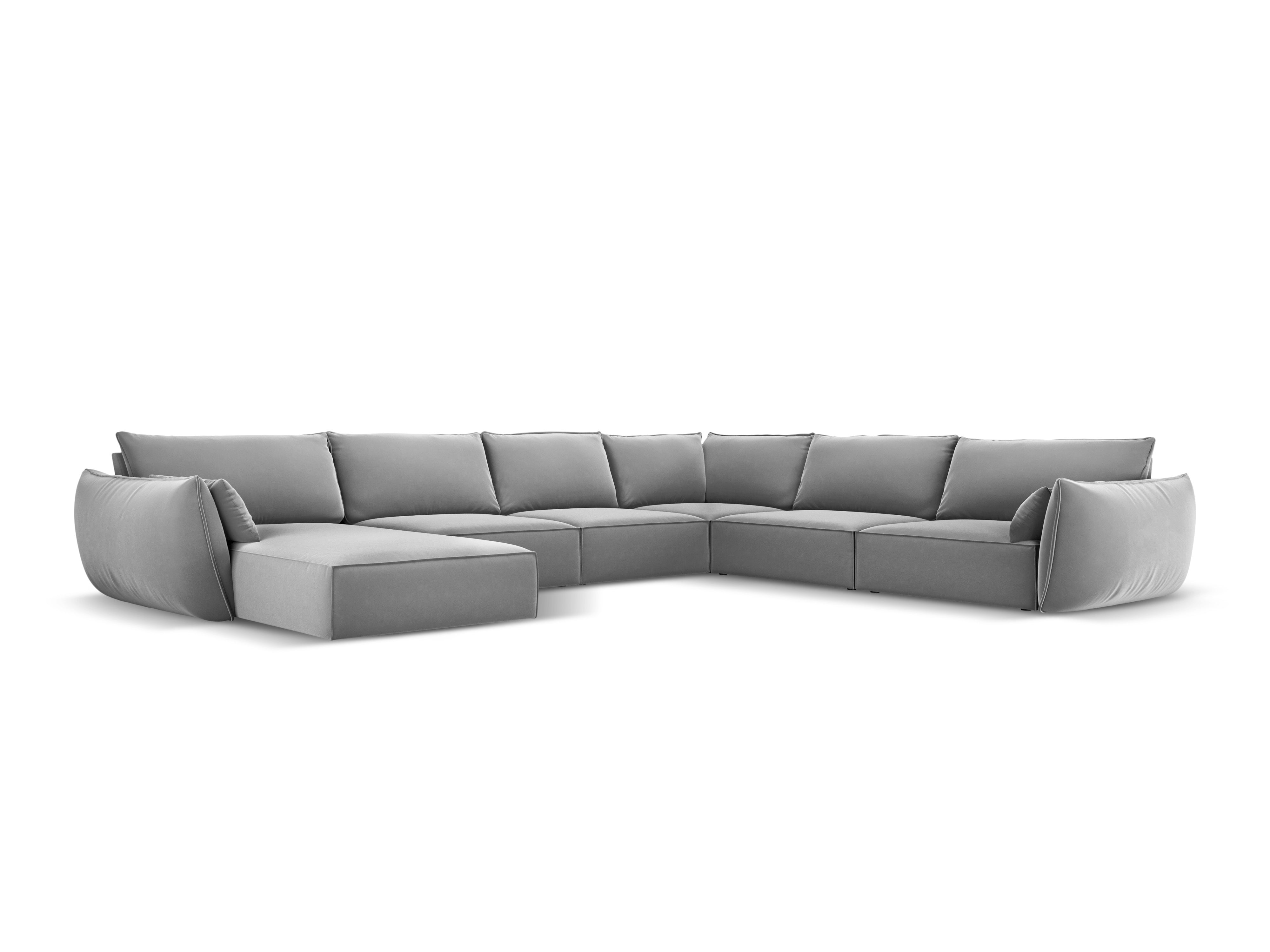 Vanda Grey Velvet Panorama -Ecke