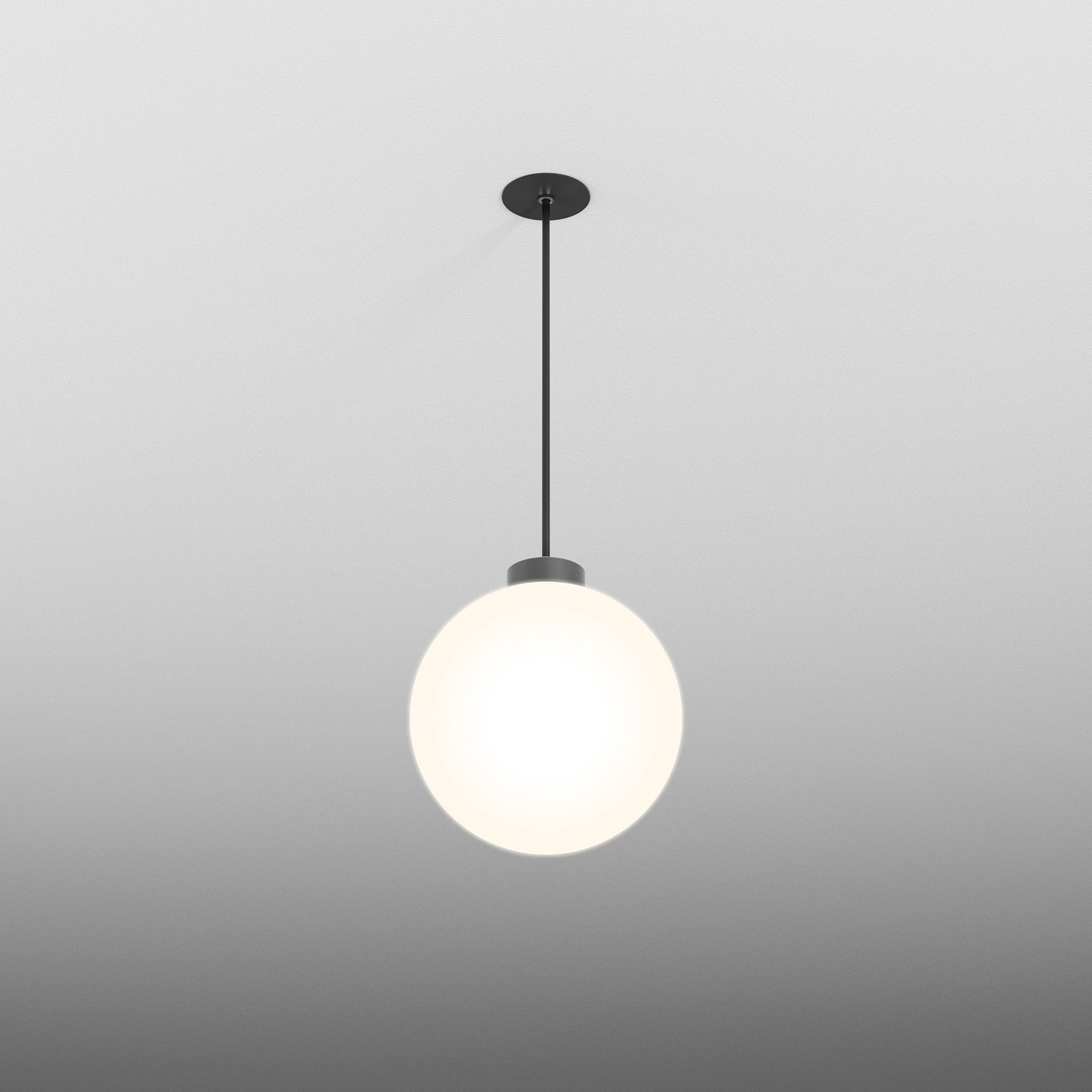 Pendelleuchte MODERN BALL SIMPLE G/K eingelassen