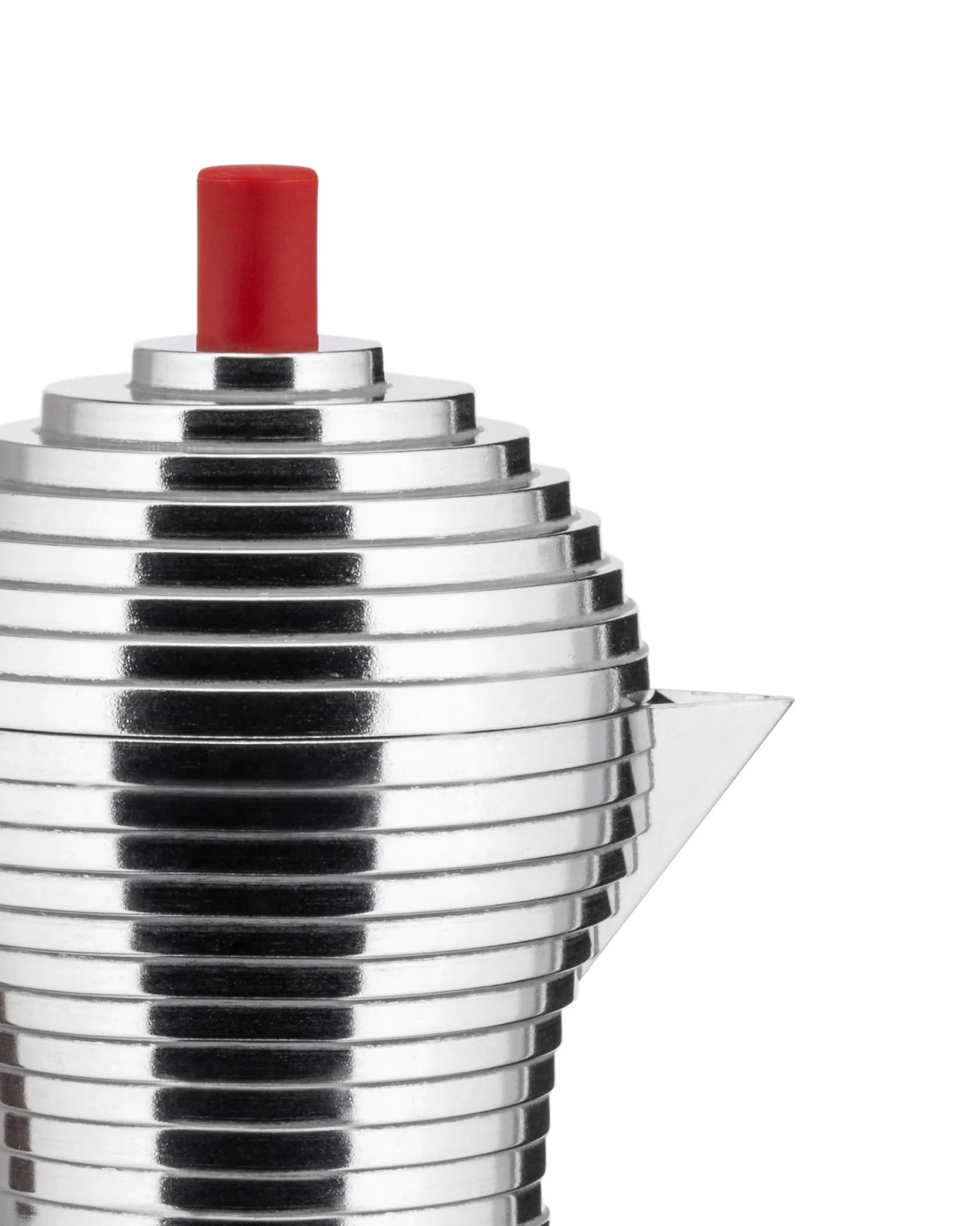 Pulcia Slrebrine mit rotem Induktionskaffee