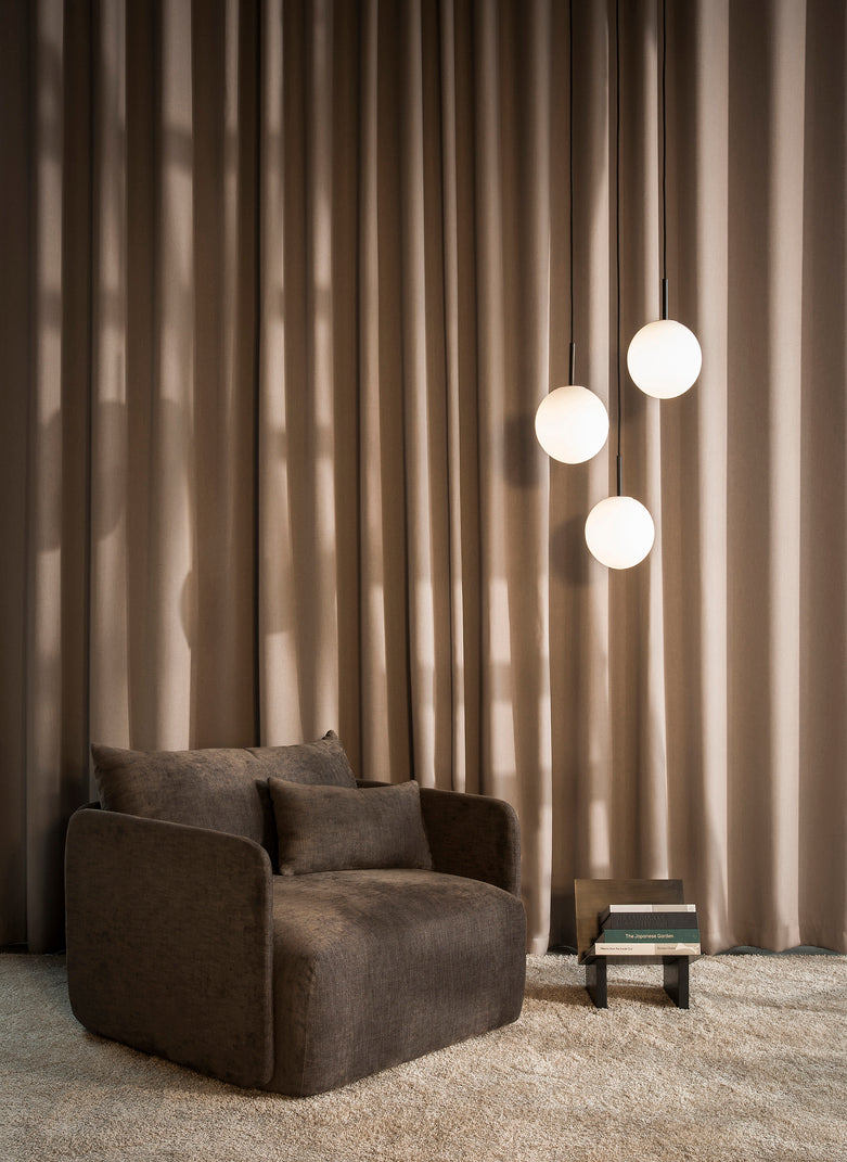 TR BULB pendant lamp black